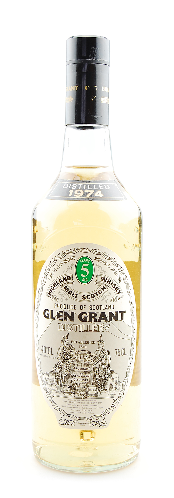 Whisky 1974 Glen Grant Highland Malt 5 years old