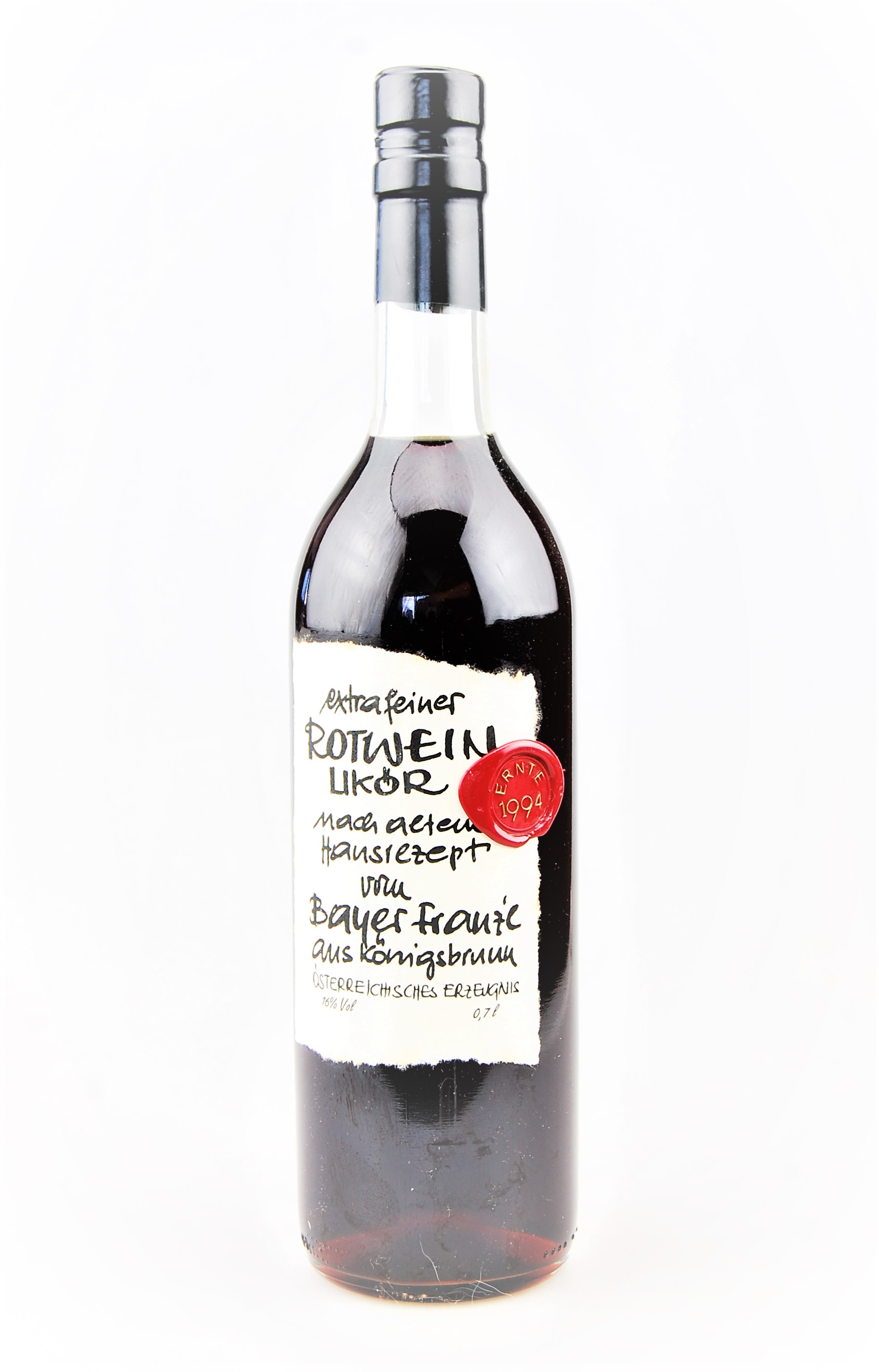 Obstlikör 1994 Rotweinlikör Franzl extrafein