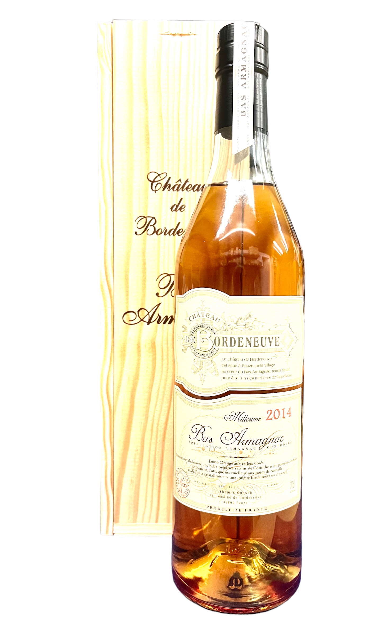 Armagnac 2014 Bas-Armagnac Chateau de Bordeneuve
