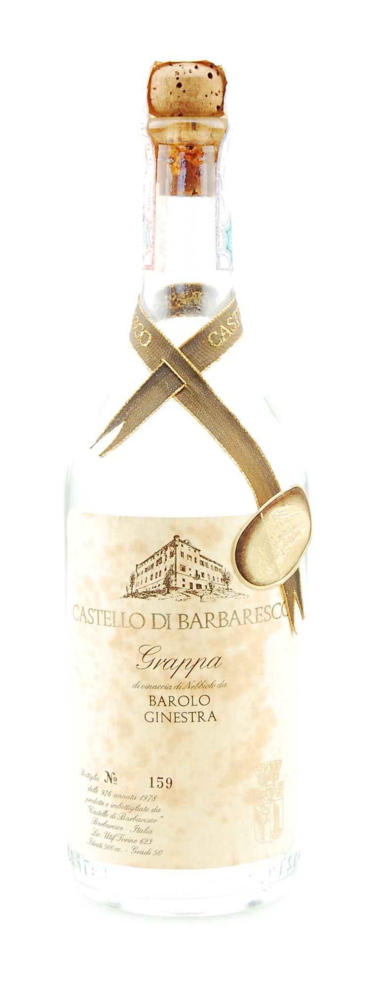 Grappa 1978 Barolo Ginestra Castello di Barbaresco