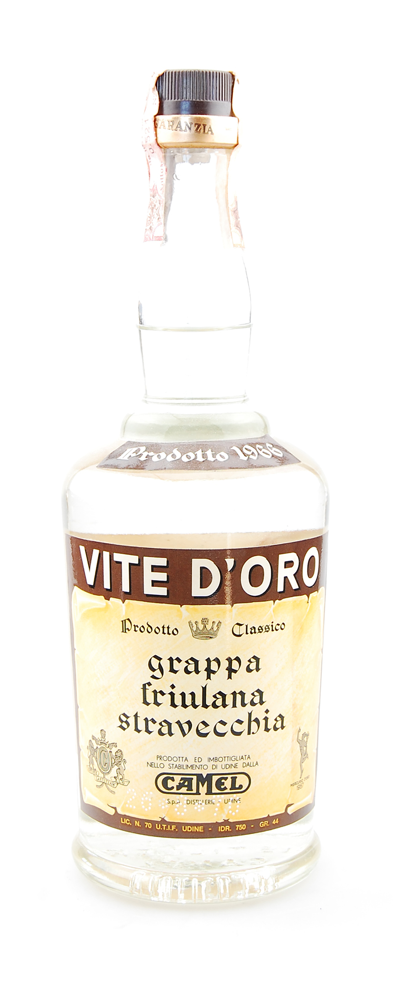 Grappa 1966 Camel Vite d´Oro Stravecchia