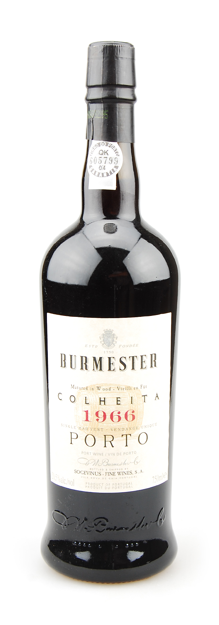 Portwein 1966 Burmester Colheita Port