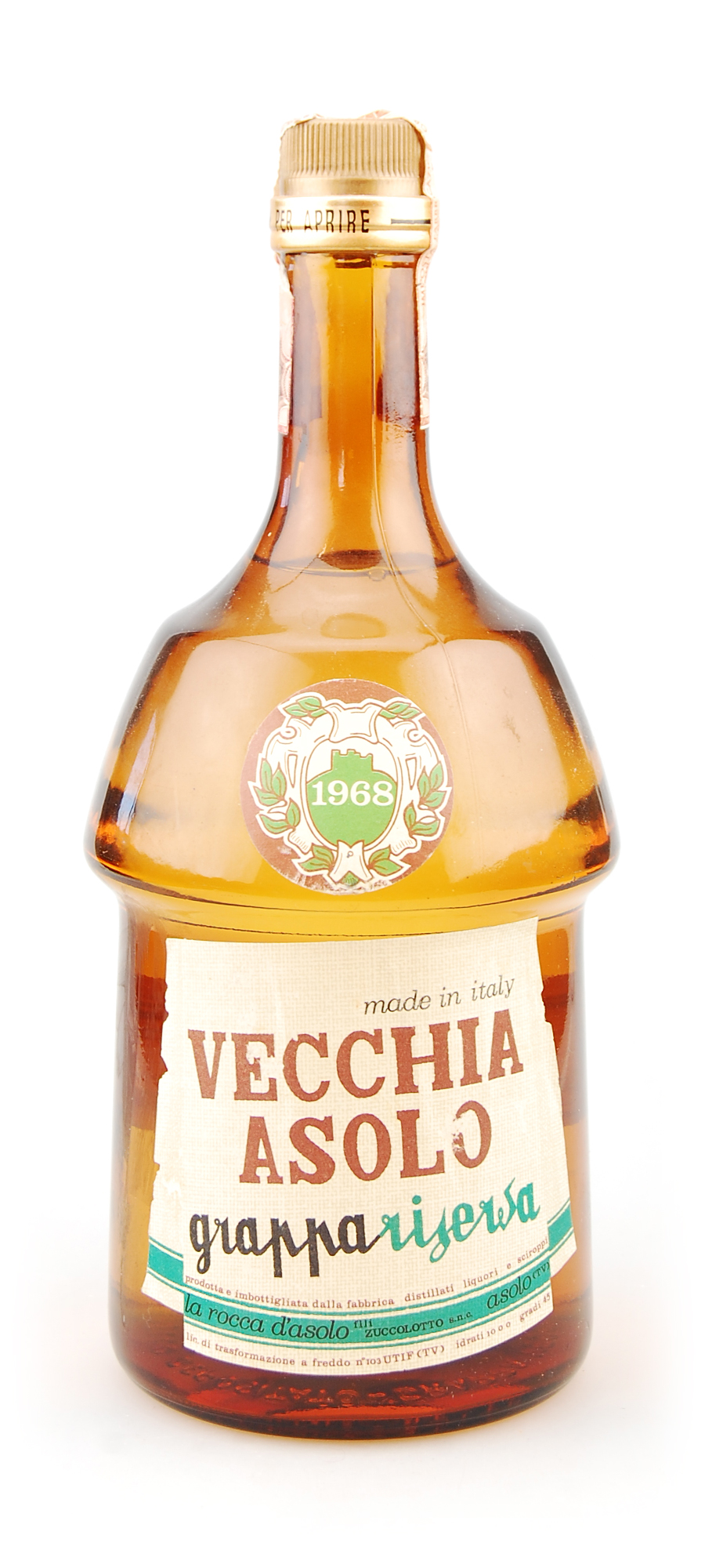 Grappa 1968 Vecchia Asolo Riserva