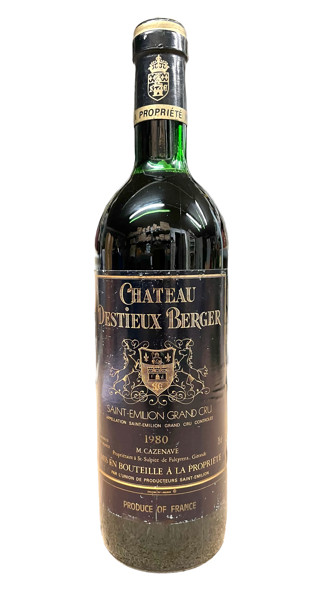 Wein 1980 Chateau Destieux Berger Grand Cru