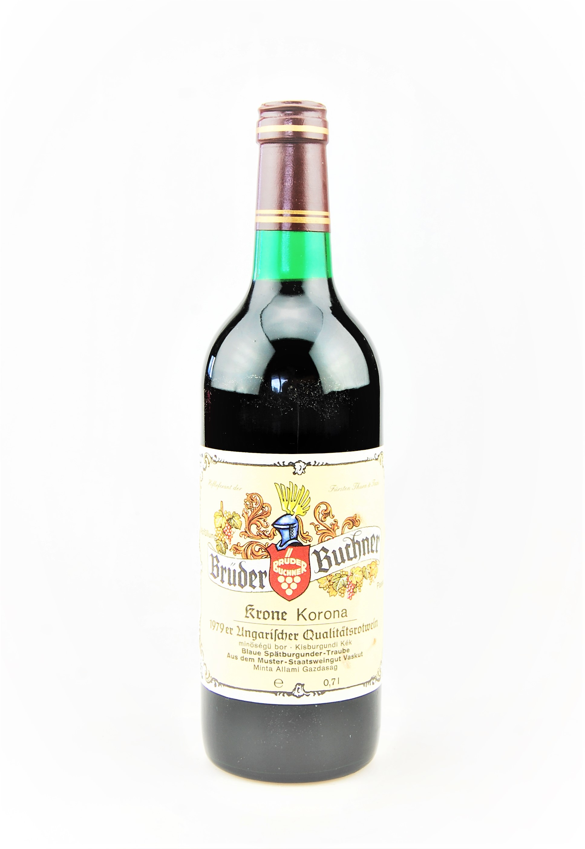 Wein 1979 Krone Korona Blauer Spätburgunder