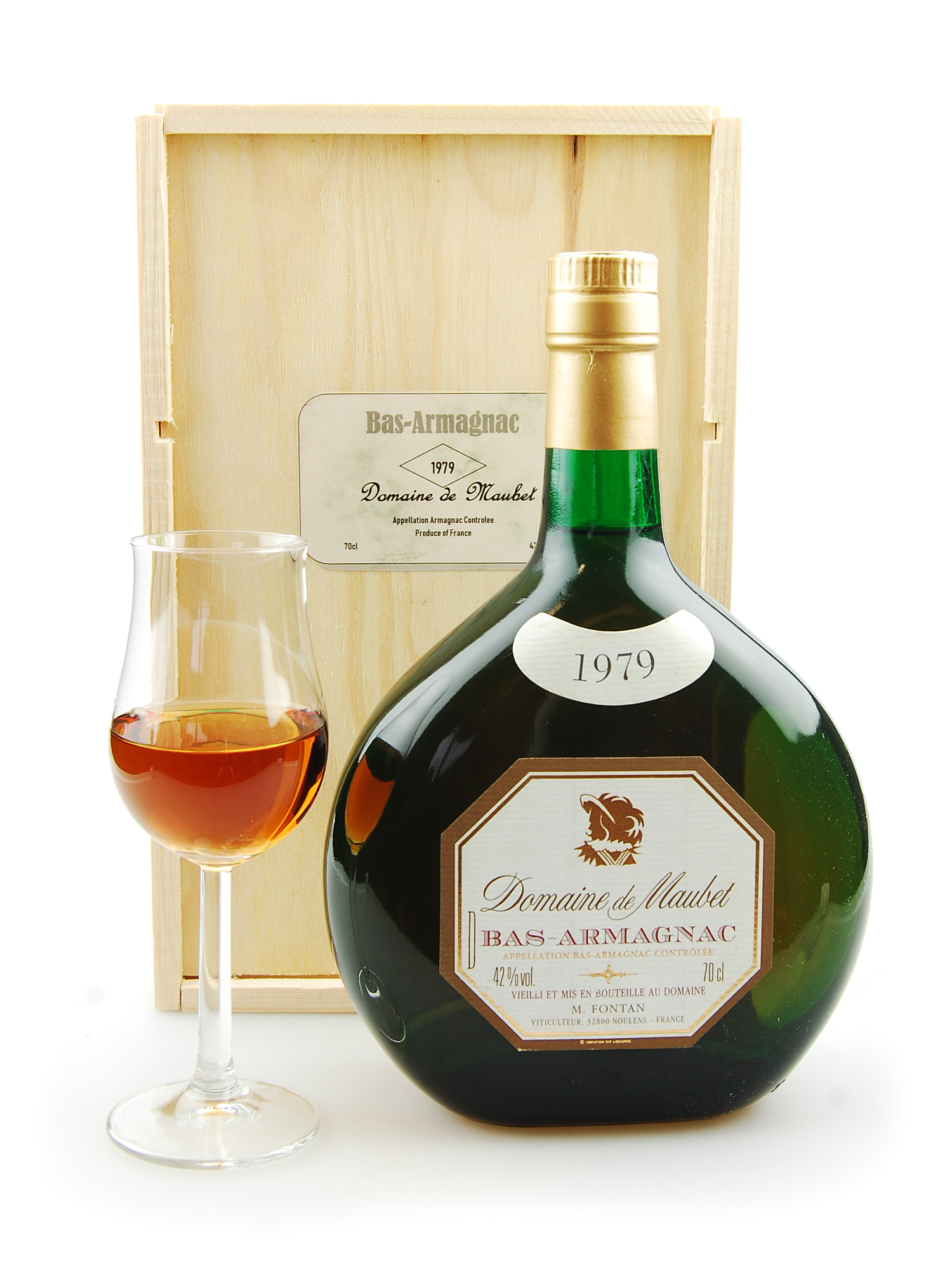 Armagnac 1979 Bas-Armagnac Domaine de Maubet
