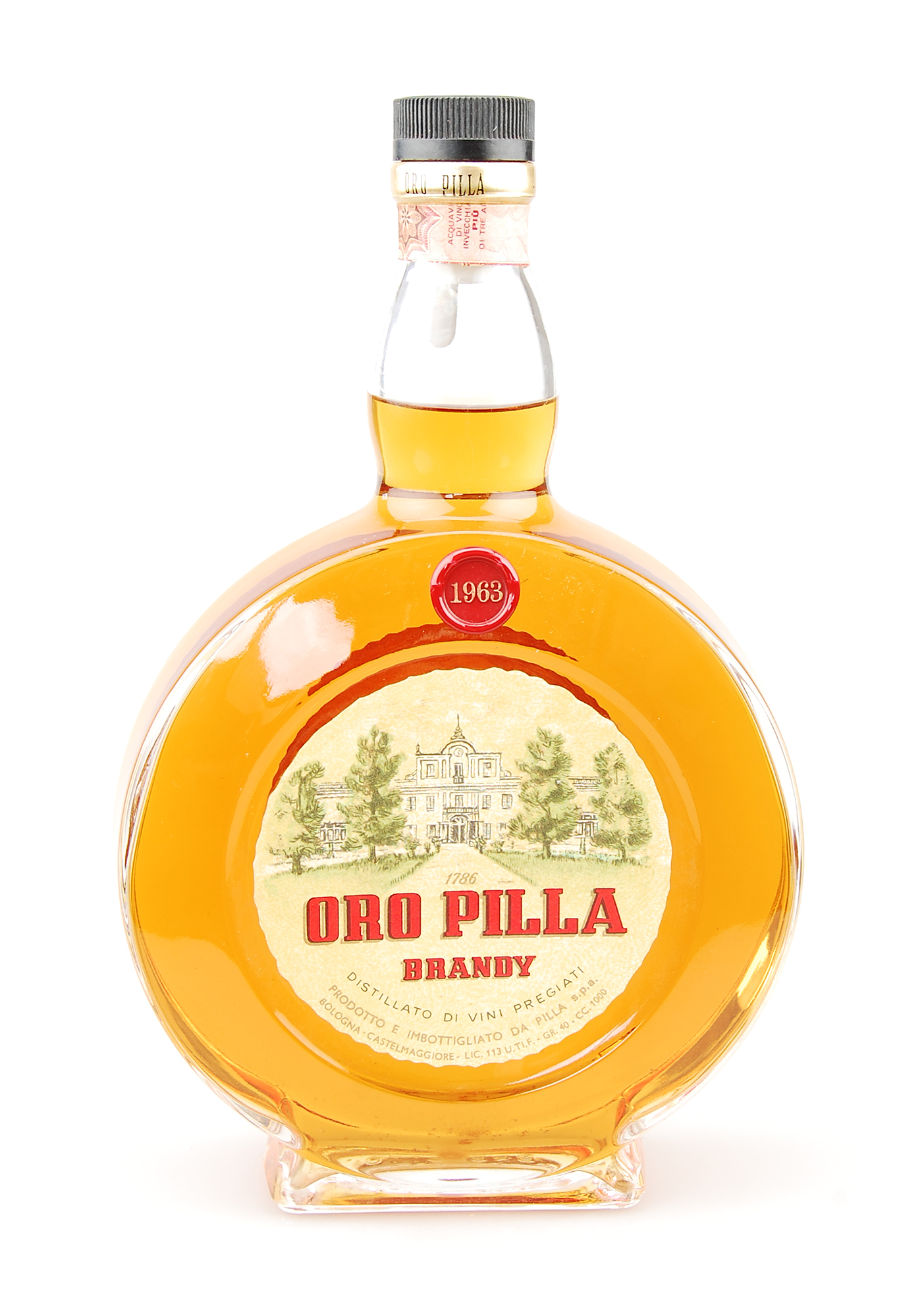 Brandy 1963 Oro Pilla Brandy 7 anni