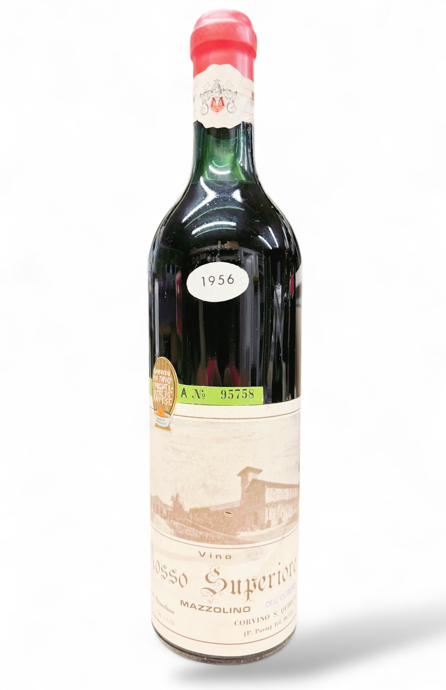 Wein 1956 Vino Rosso Superiore dell Oltrepo Mazzolino