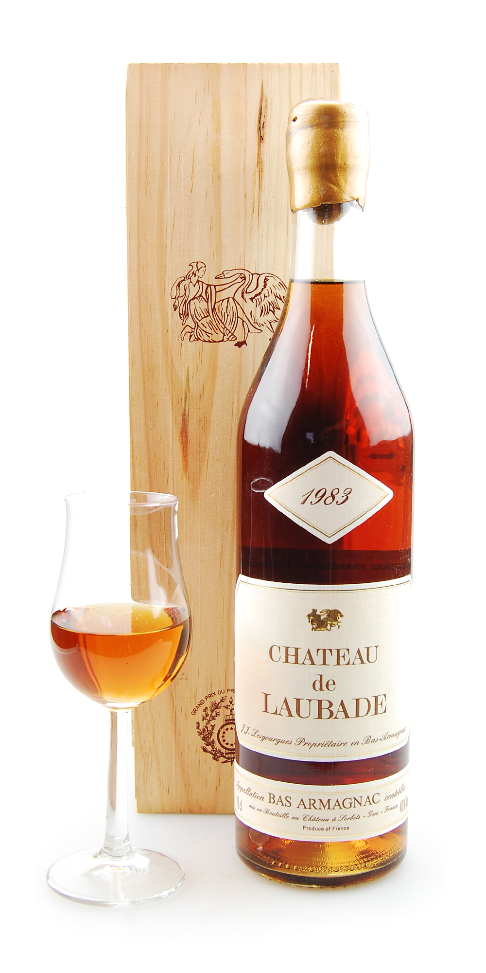 Armagnac 1983 Bas-Armagnac Chateau de Laubade in OHK