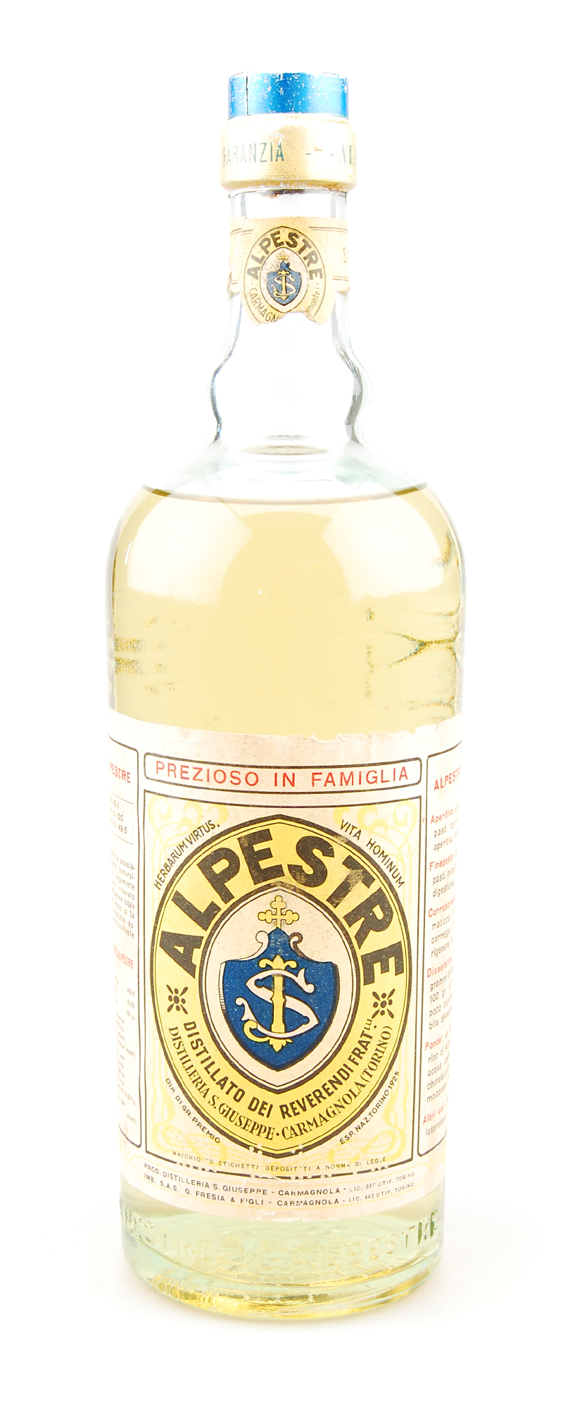 Alpestre 1961 Distillato dei Reverendi Frat. S. Giuseppe