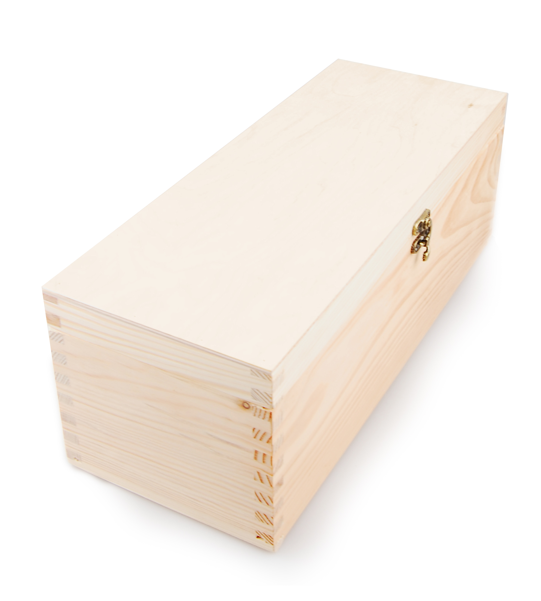 Holzschatulle für bauchige Flasche mit oder ohne Gravur