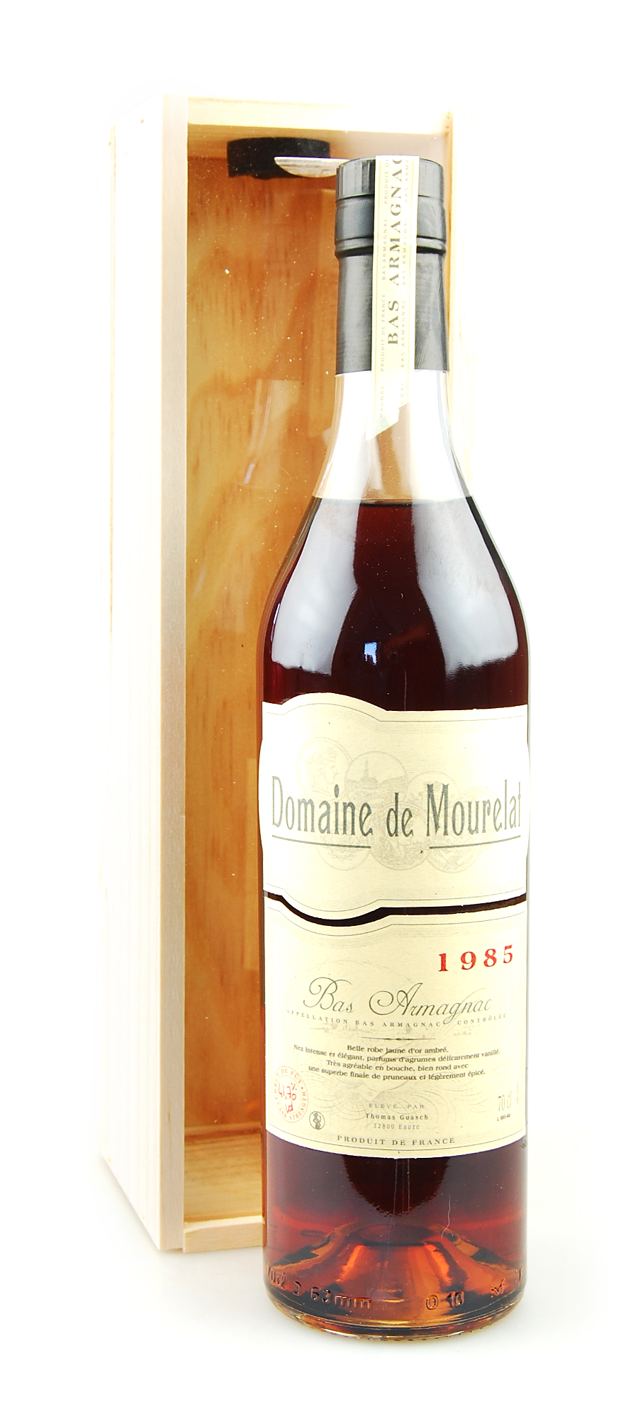 Armagnac 1985 Bas-Armagnac Domaine de Mourelat