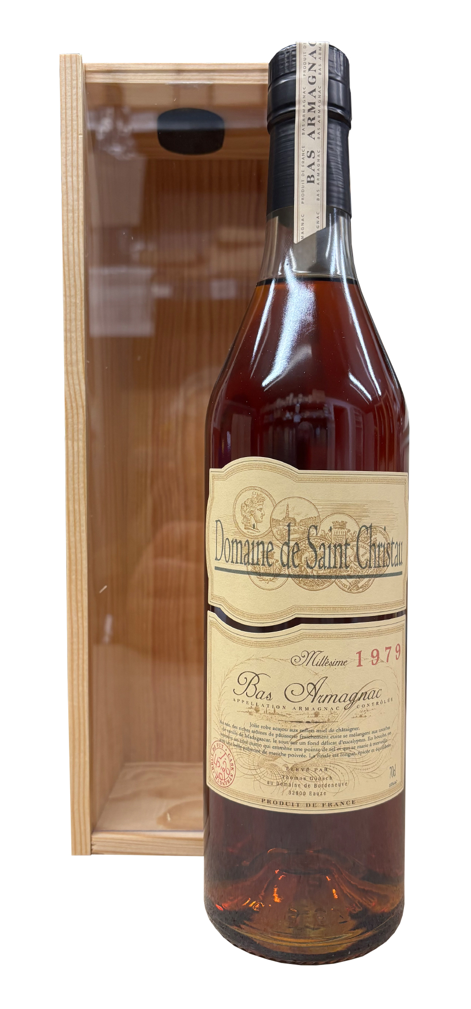 Armagnac 1979 Bas-Armagnac Domaine de St. Christau