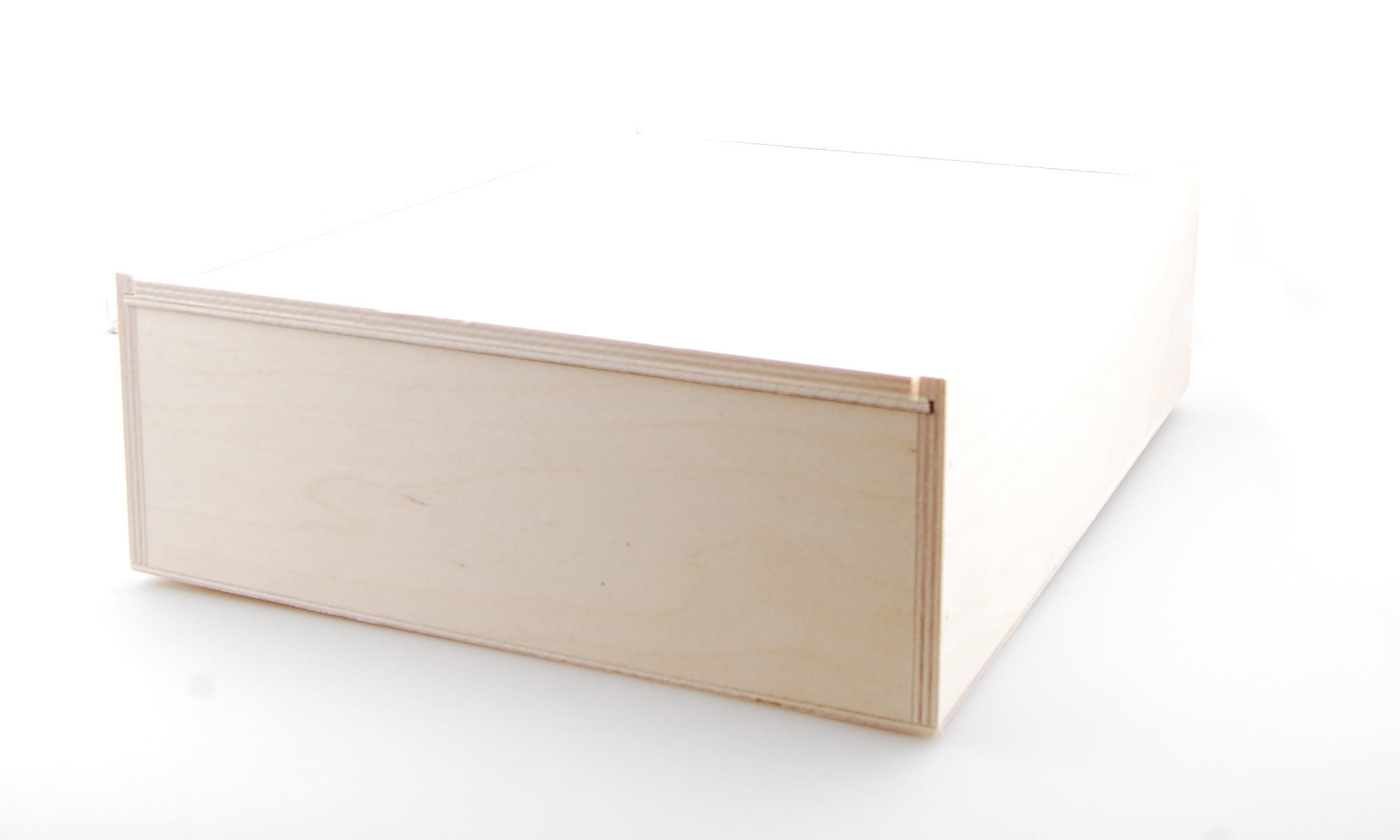 Holzkiste für 3 Flaschen mit oder ohne Gravur