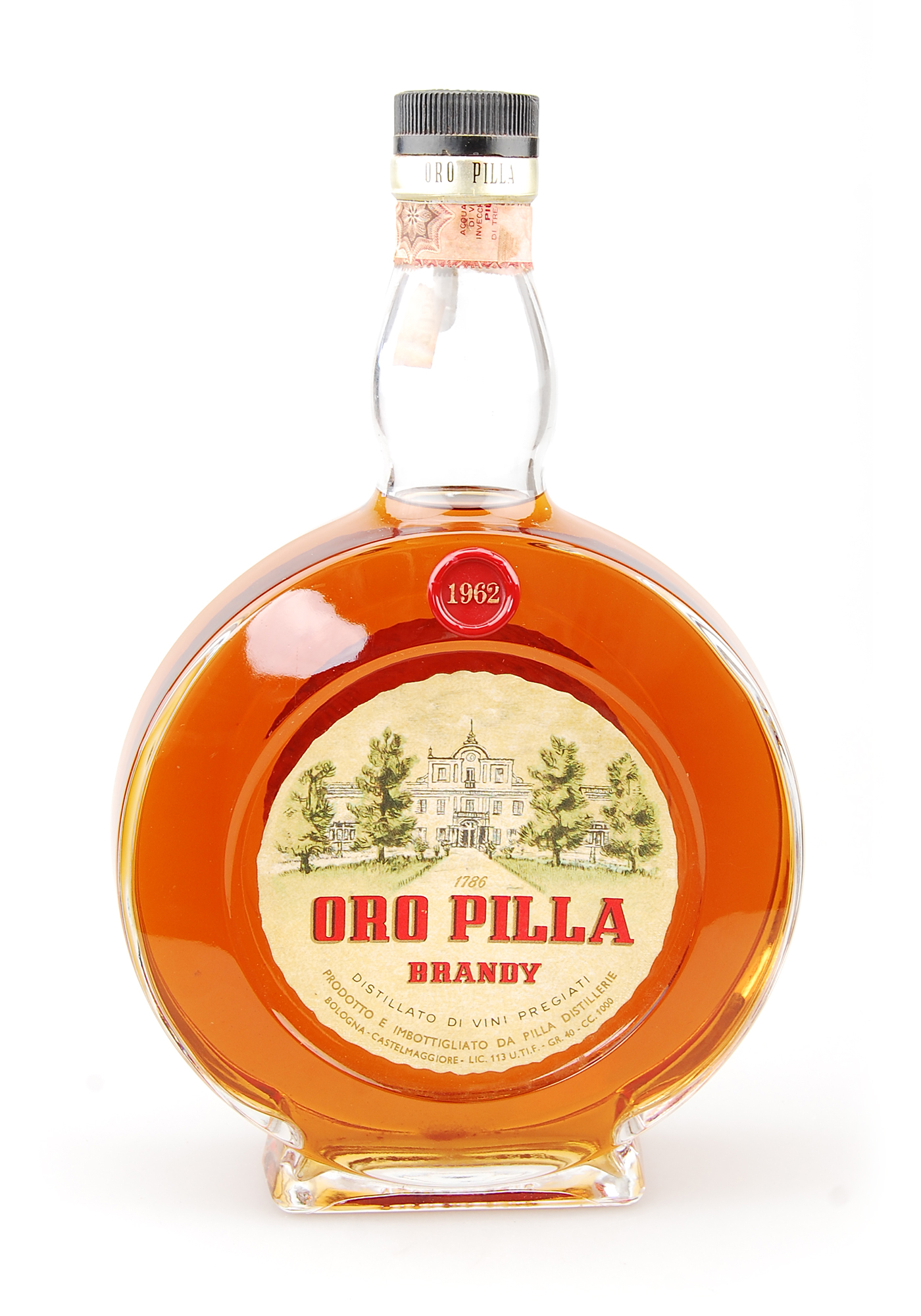 Brandy 1962 Oro Pilla Brandy 7 anni