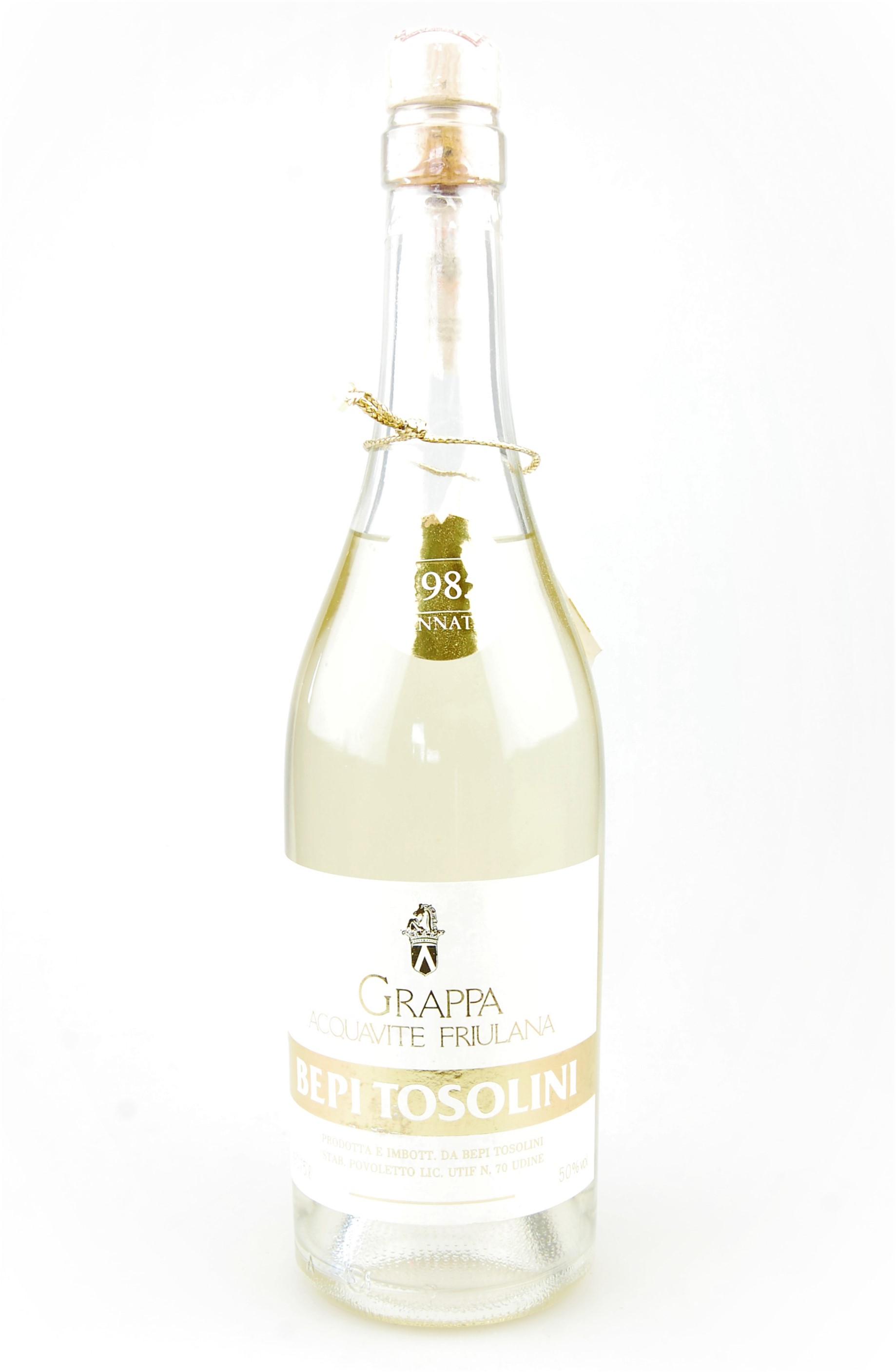 Grappa 1985 Acquavite Friulana Bepi Tosolini