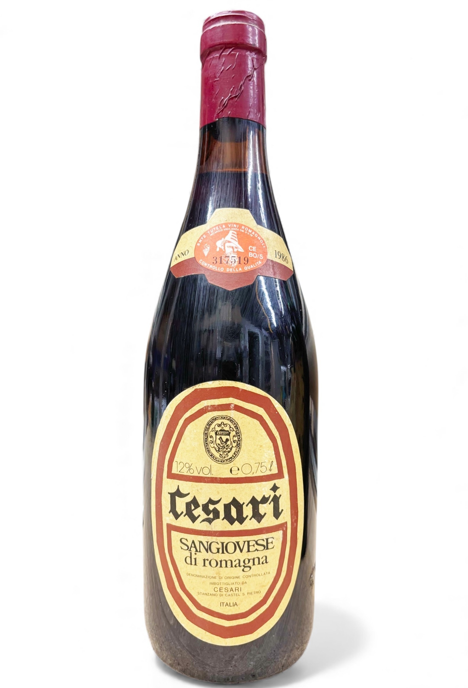 Wein 1986 Sangiovese di Romagna Cesari