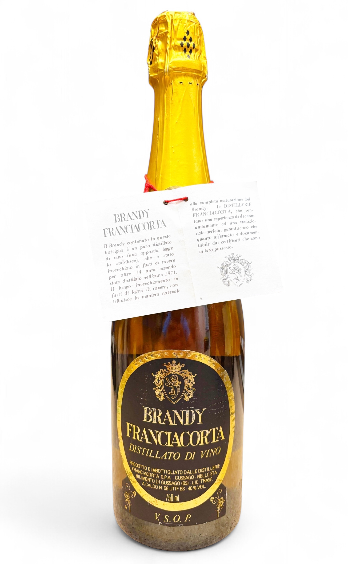 Brandy 1971 Franciacorta V.S.O.P. Invecchiato 14 Anni