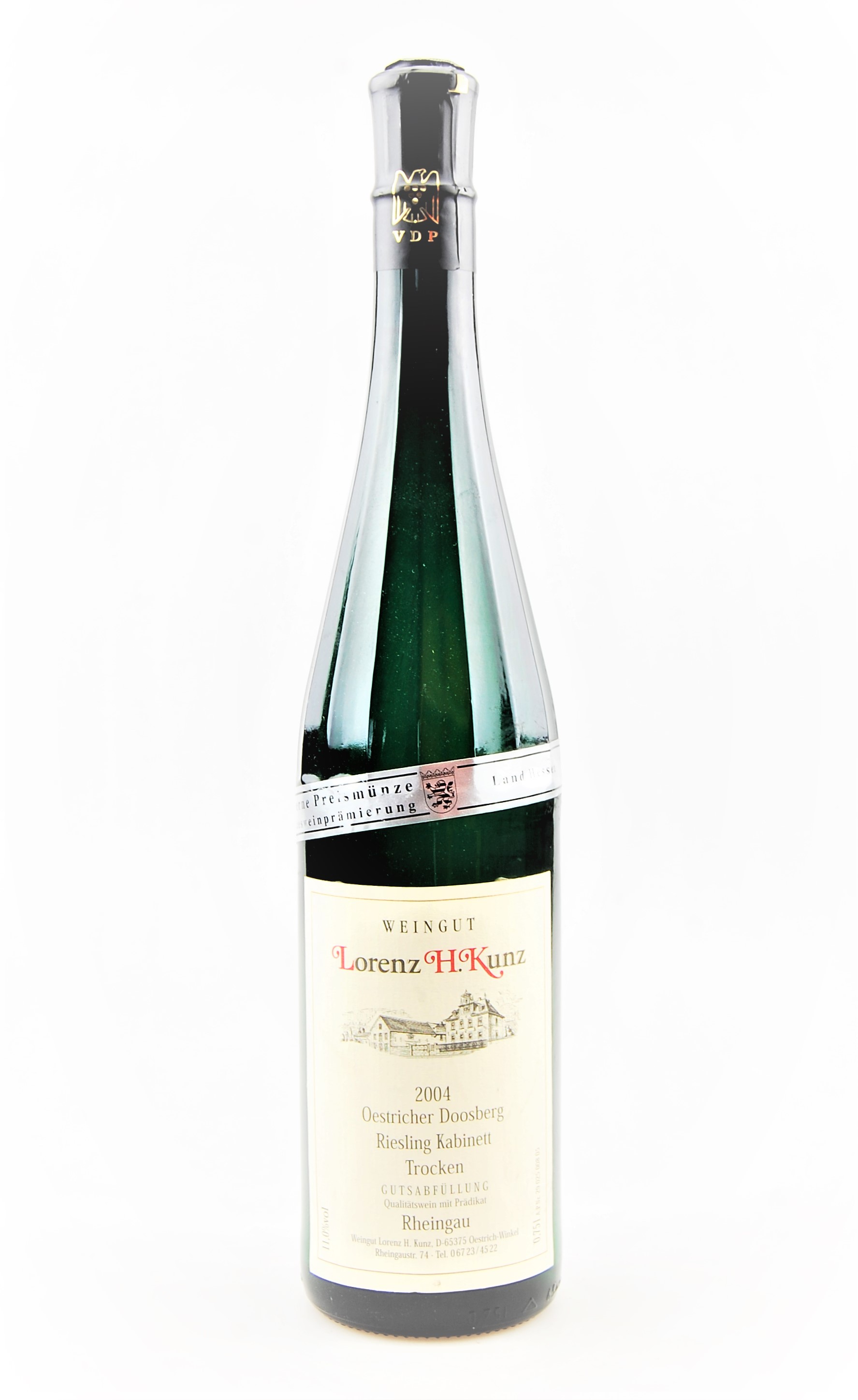 Wein 2004 Oestricher Doosberg Riesling Kabinett