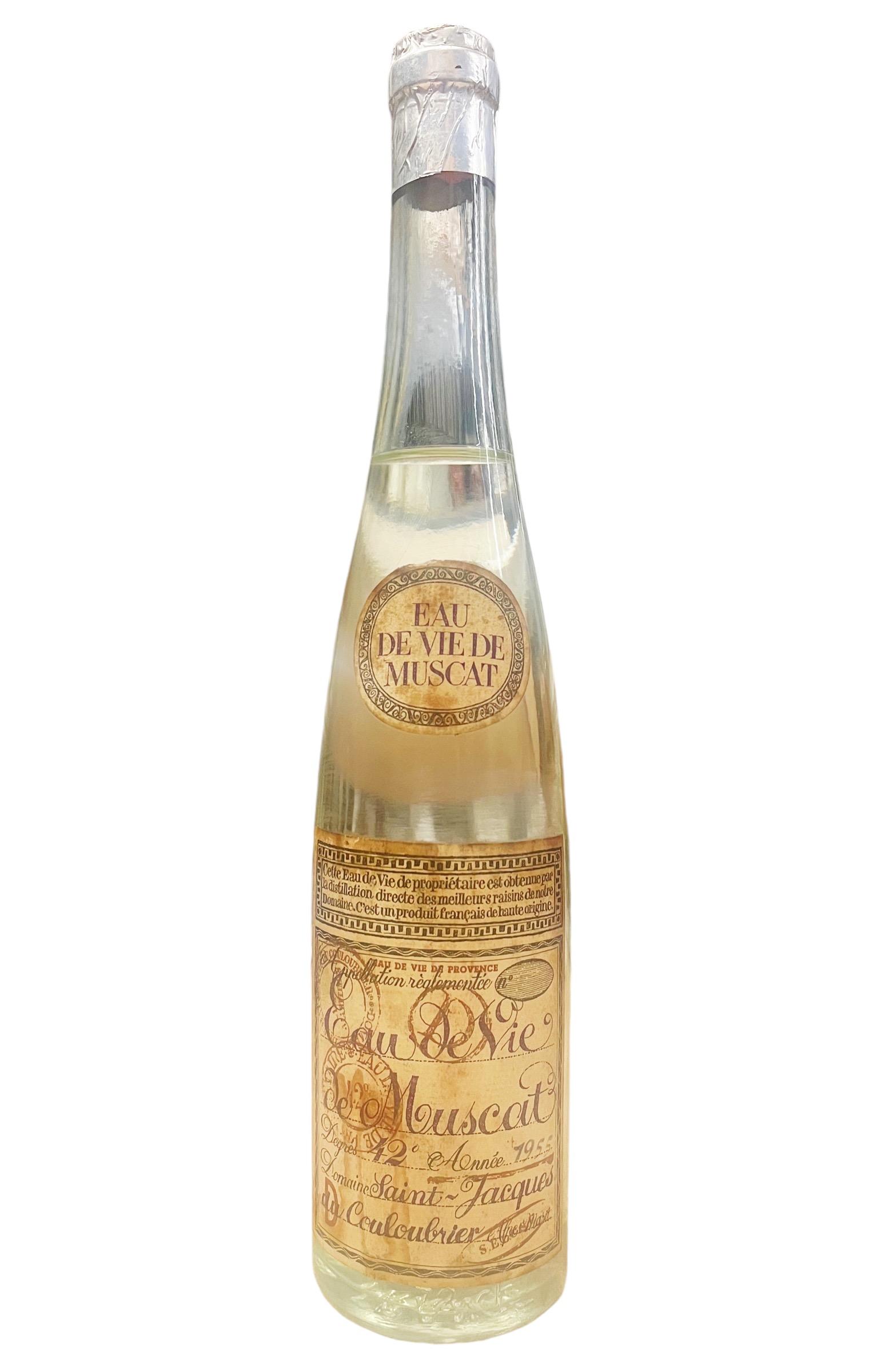 Weintrester 1955 Eau de Vie de Muscat du Couloubrier