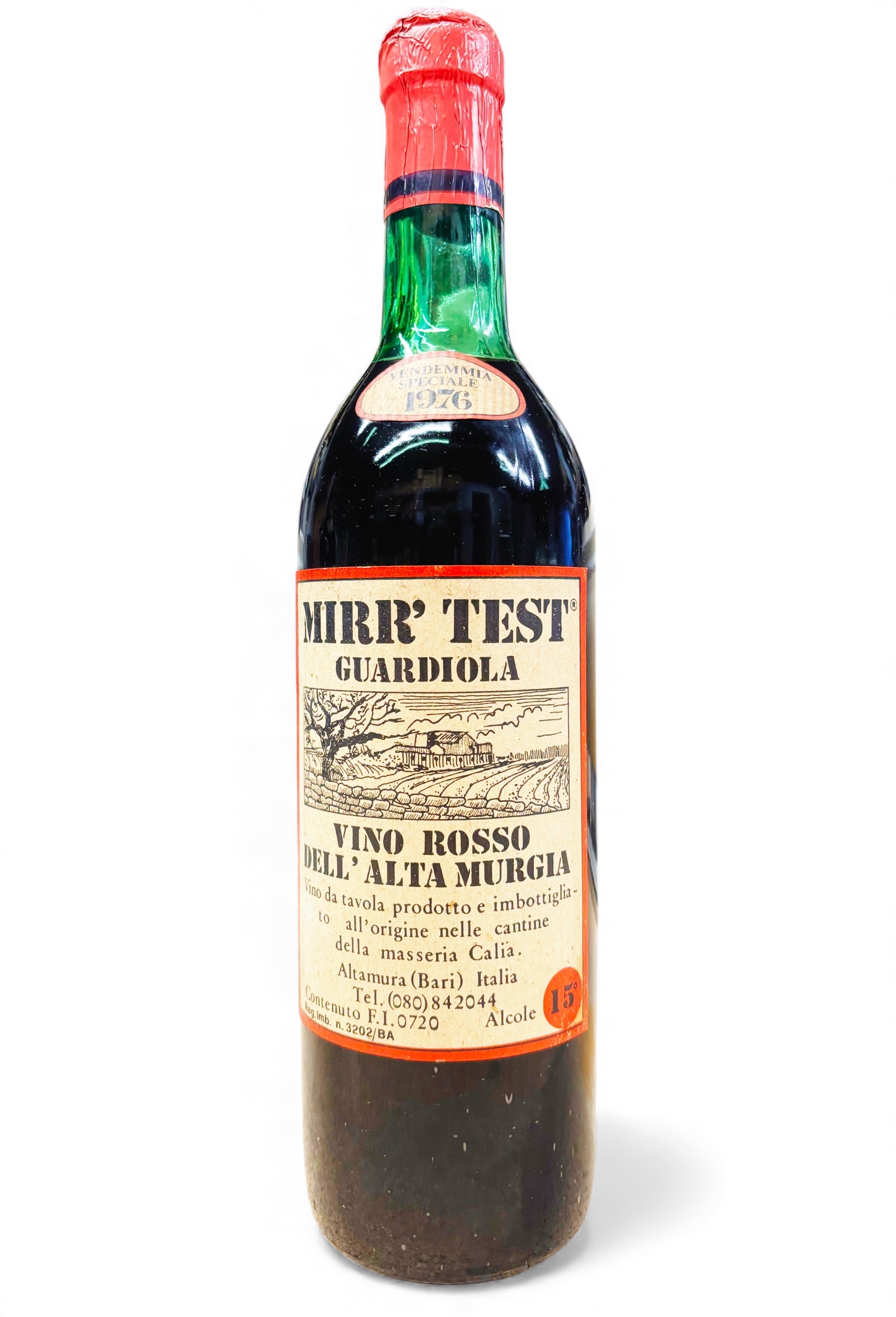 Wein 1976 Vino Rosso Speciale dell Alta Murgia