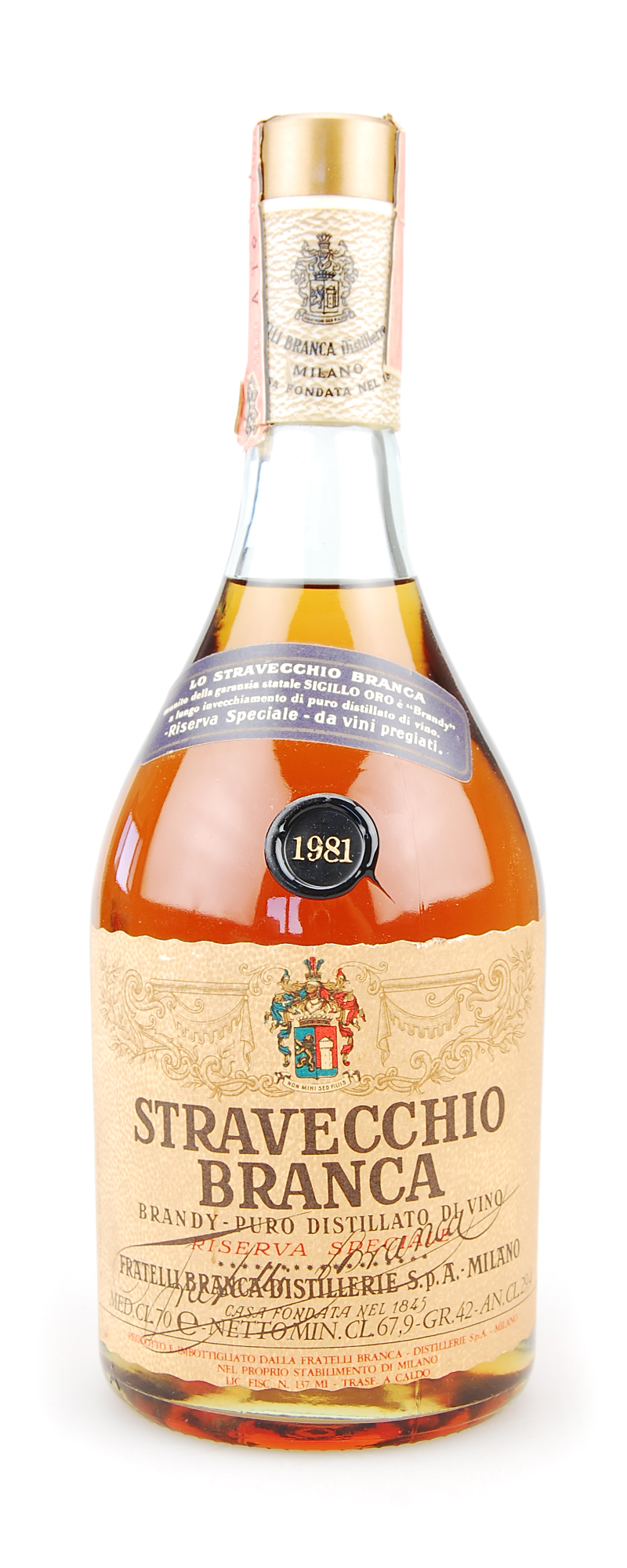 Brandy 1981 Riserva Speciale Stravecchio Branca
