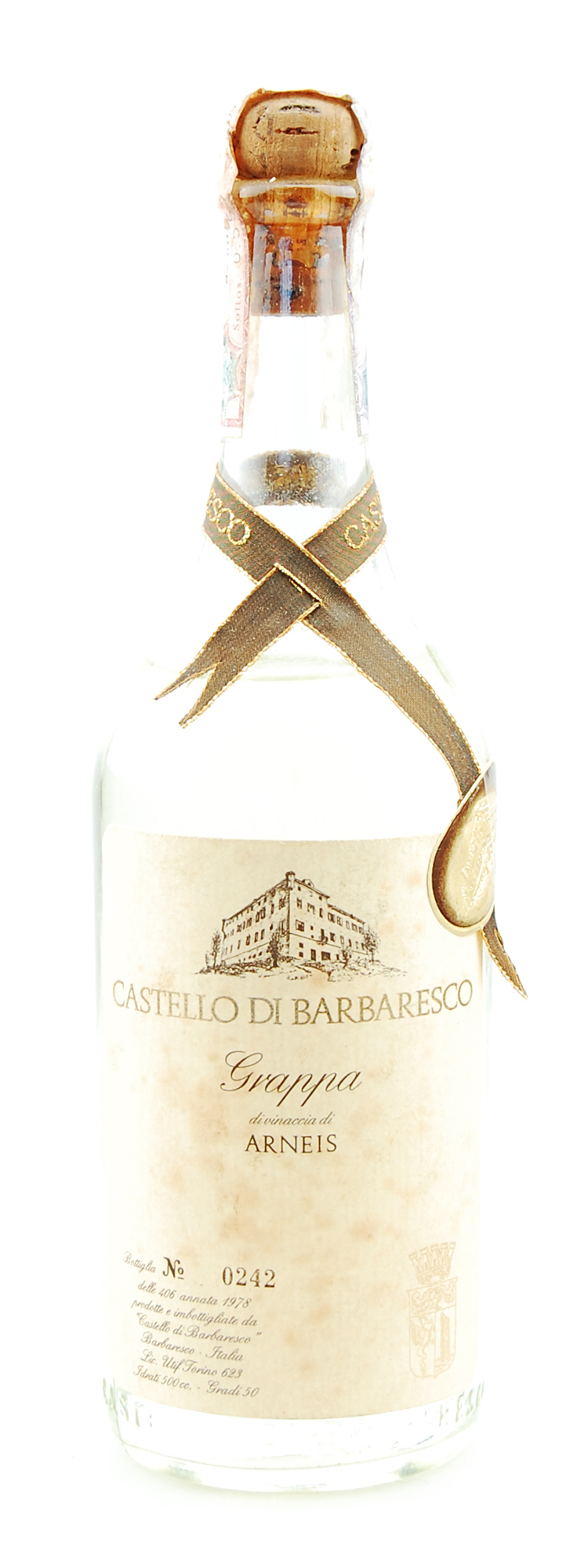 Grappa 1978 Arneis Castello di Barbaresco