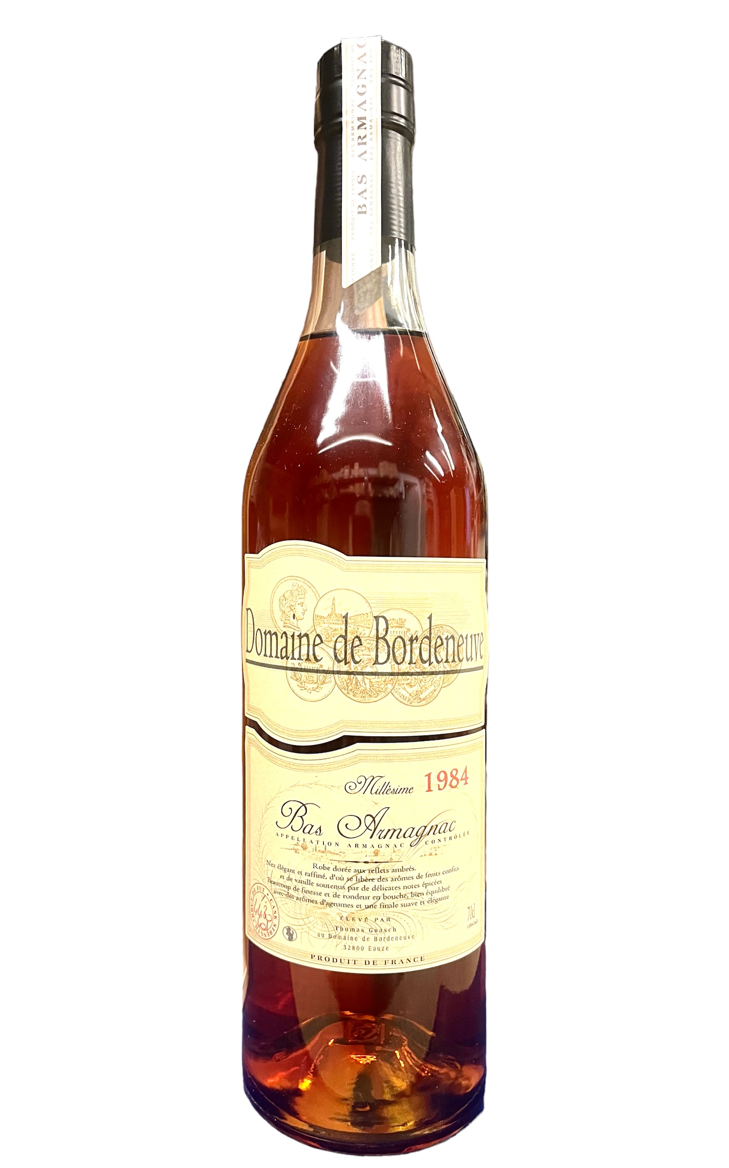 Armagnac 1984 Bas-Armagnac Chateau de Bordeneuve