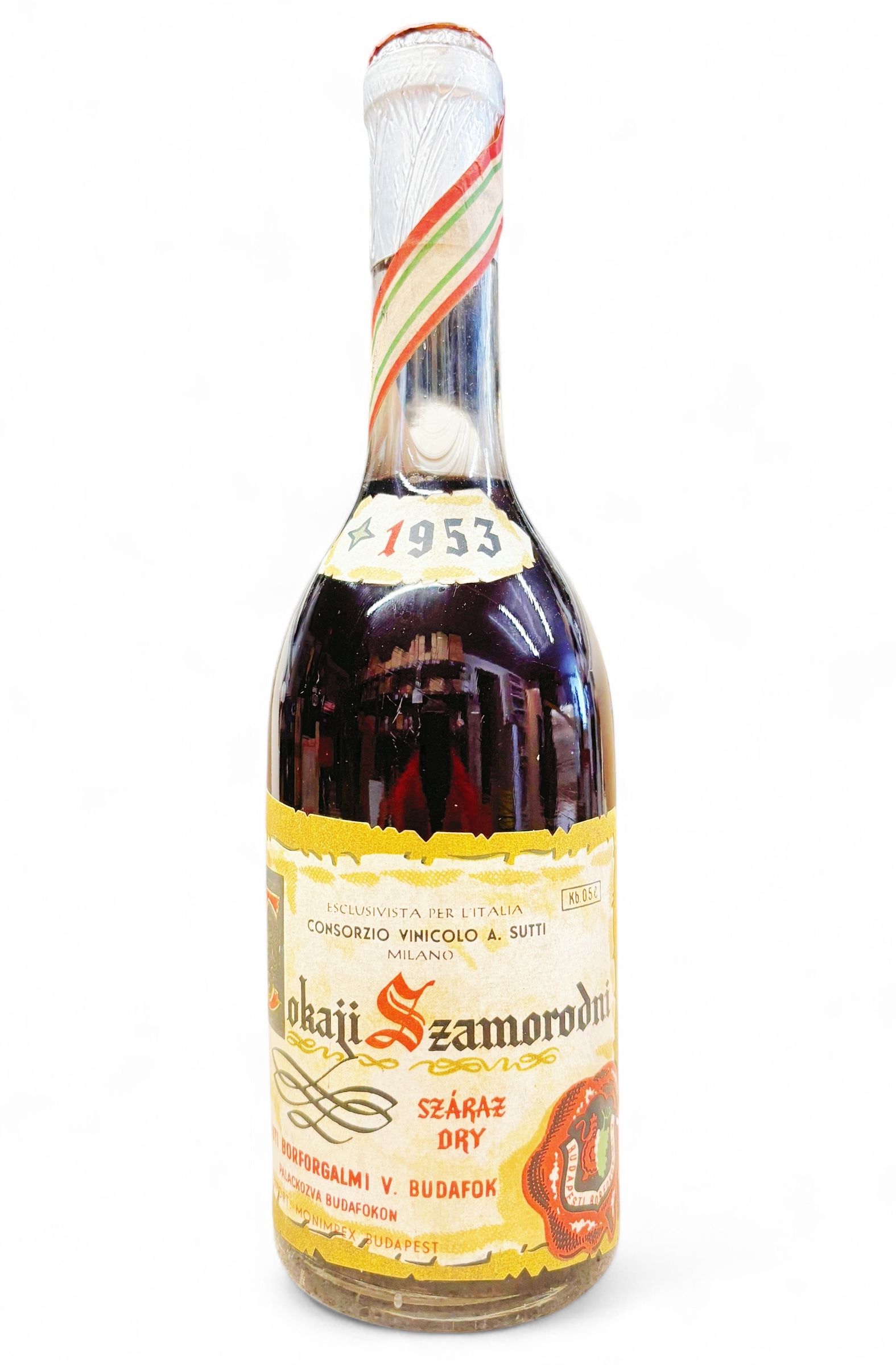 Wein 1953 Tokaji Szamorodni Szaraz Dry