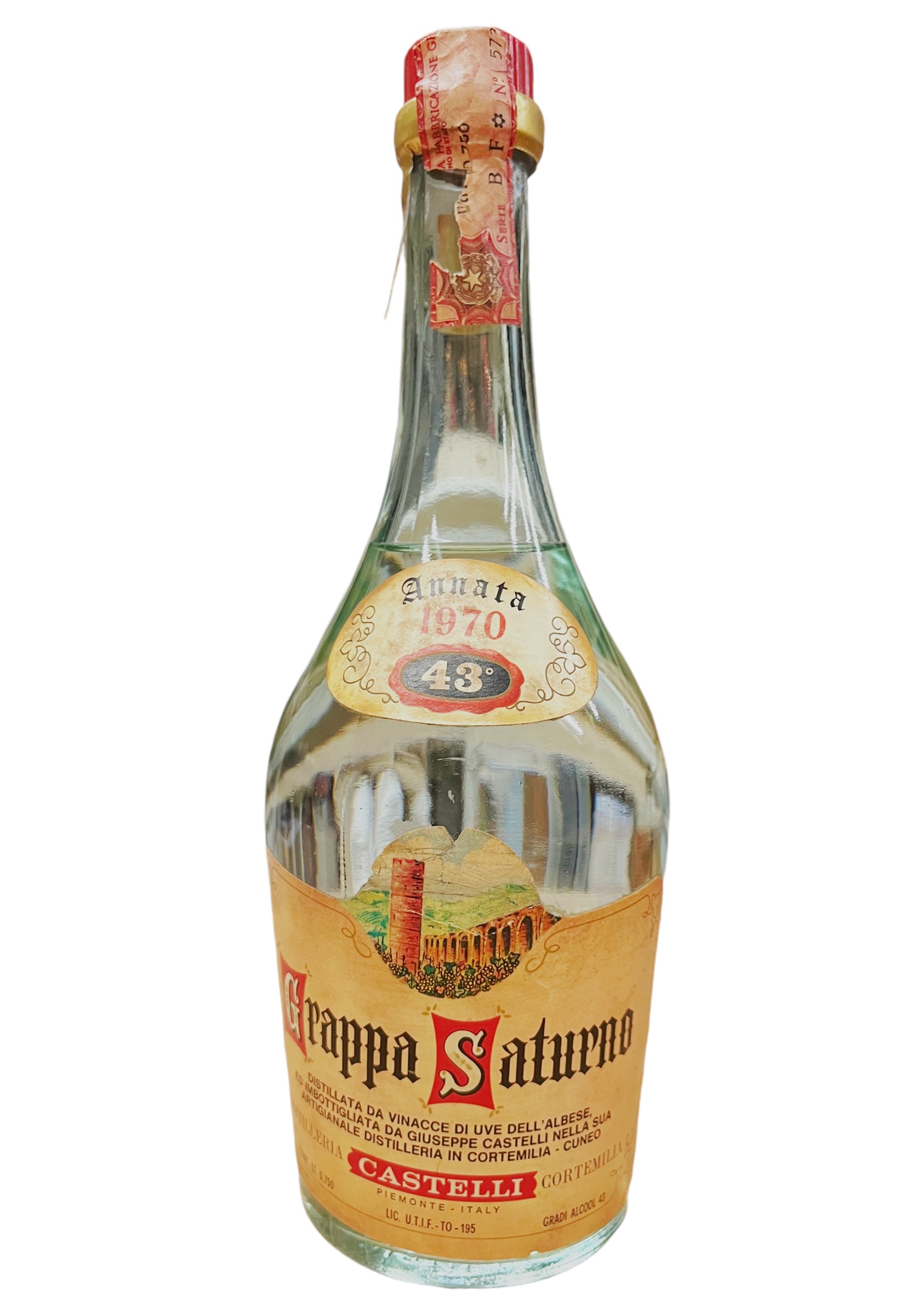 Grappa 1970 Saturno Giuseppe Castelli