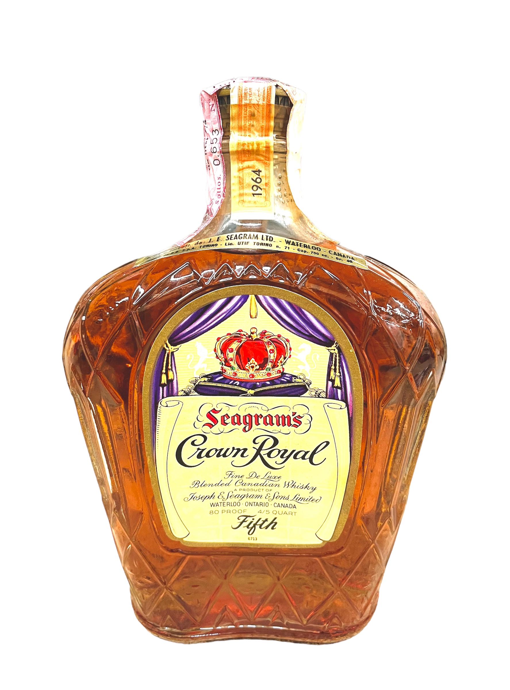 Whisky 1964 Seagram´s Crown Royal Blended Whisky