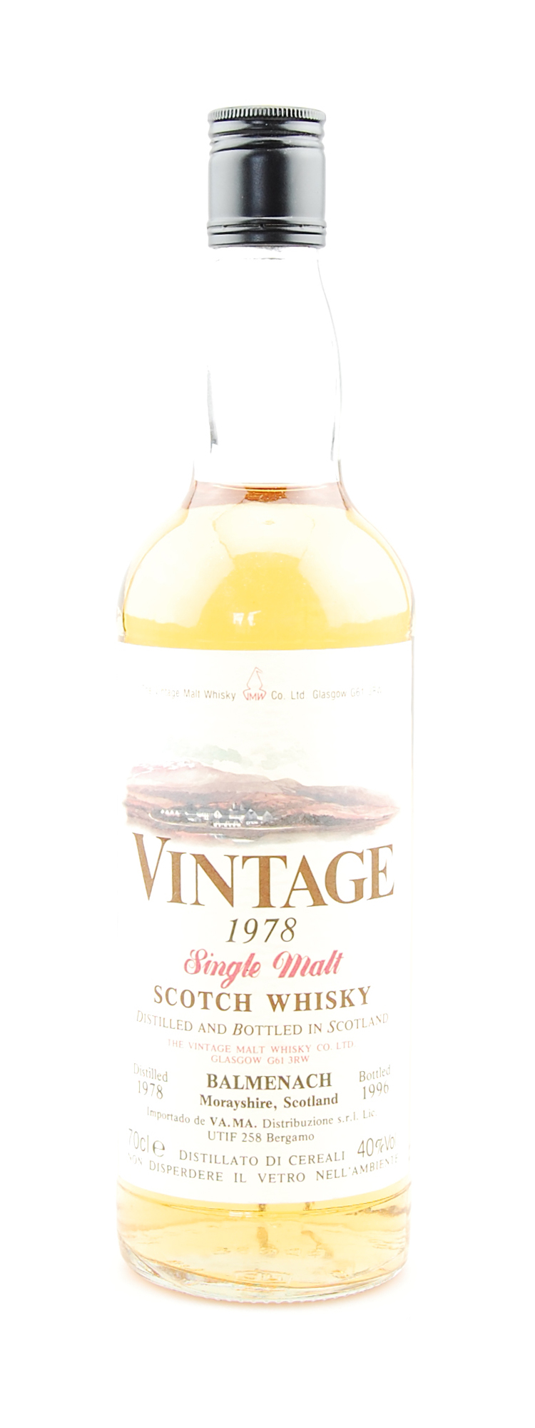 Whisky 1978 Balmenach Single Malt Scotch Whisky