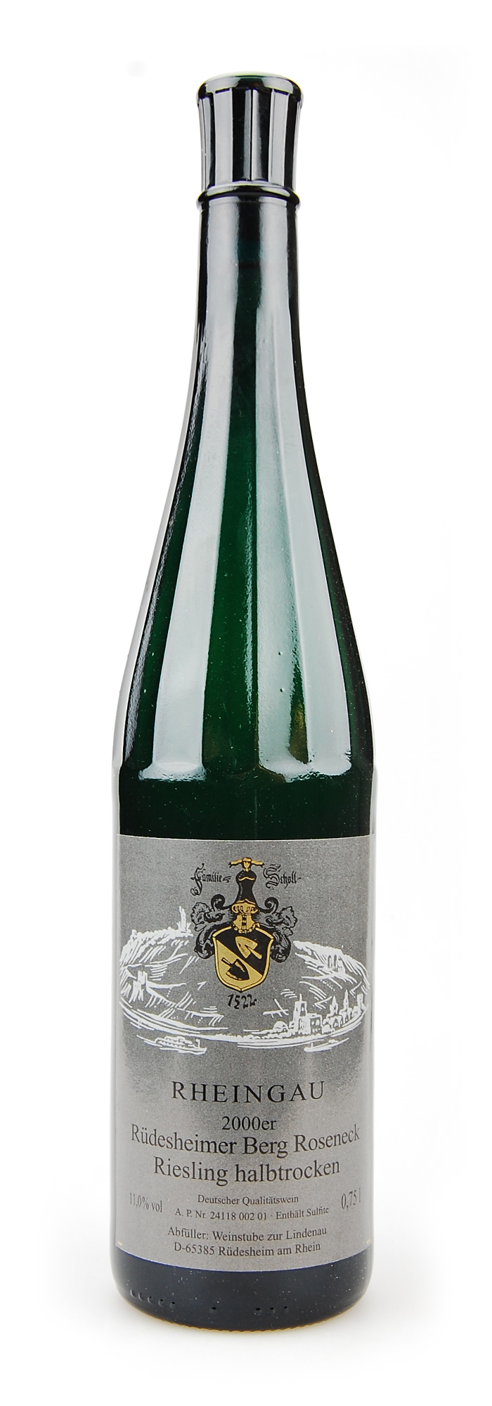 Wein 2000 Rüdesheimer Berg Berg Riesling Roseneck