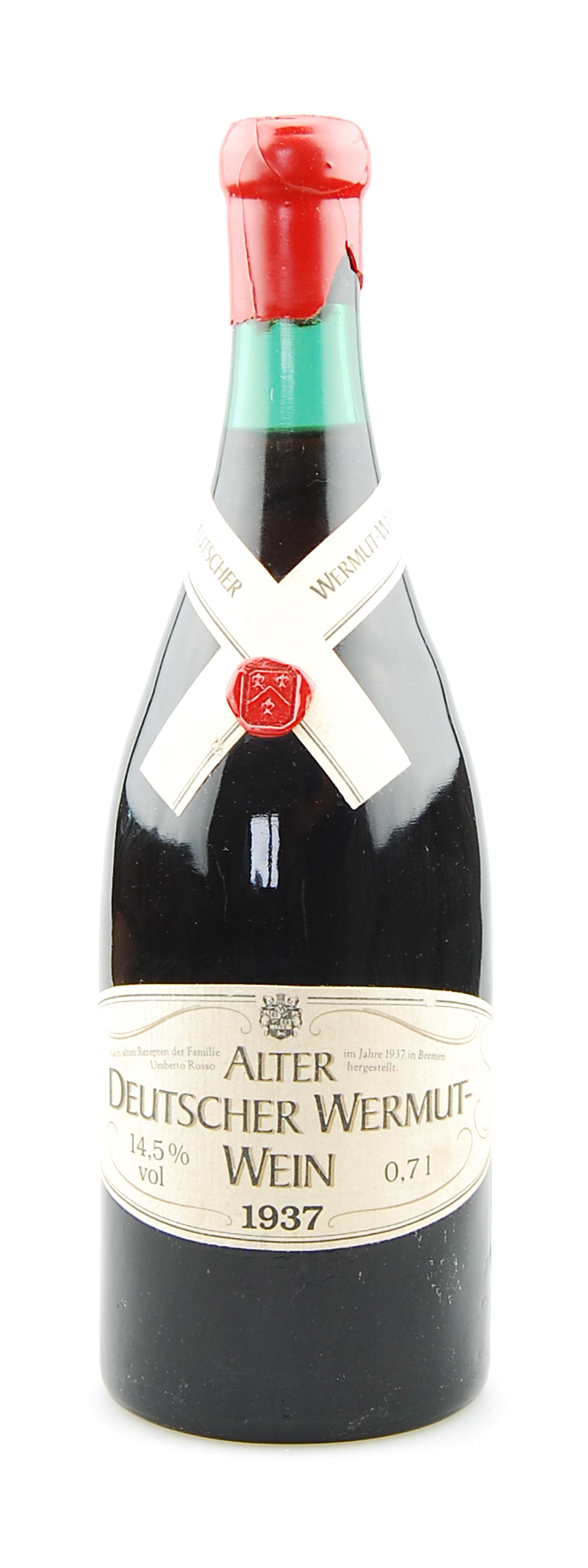 Wein 1937 Alter Deutscher Wermut-Wein