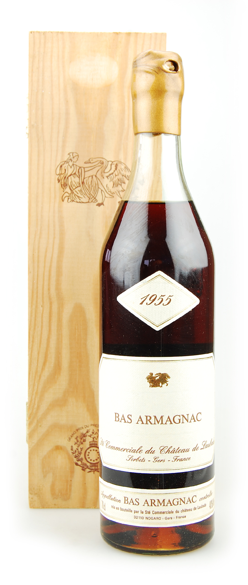Armagnac 1955 Bas-Armagnac Chateau de Laubade in OHK