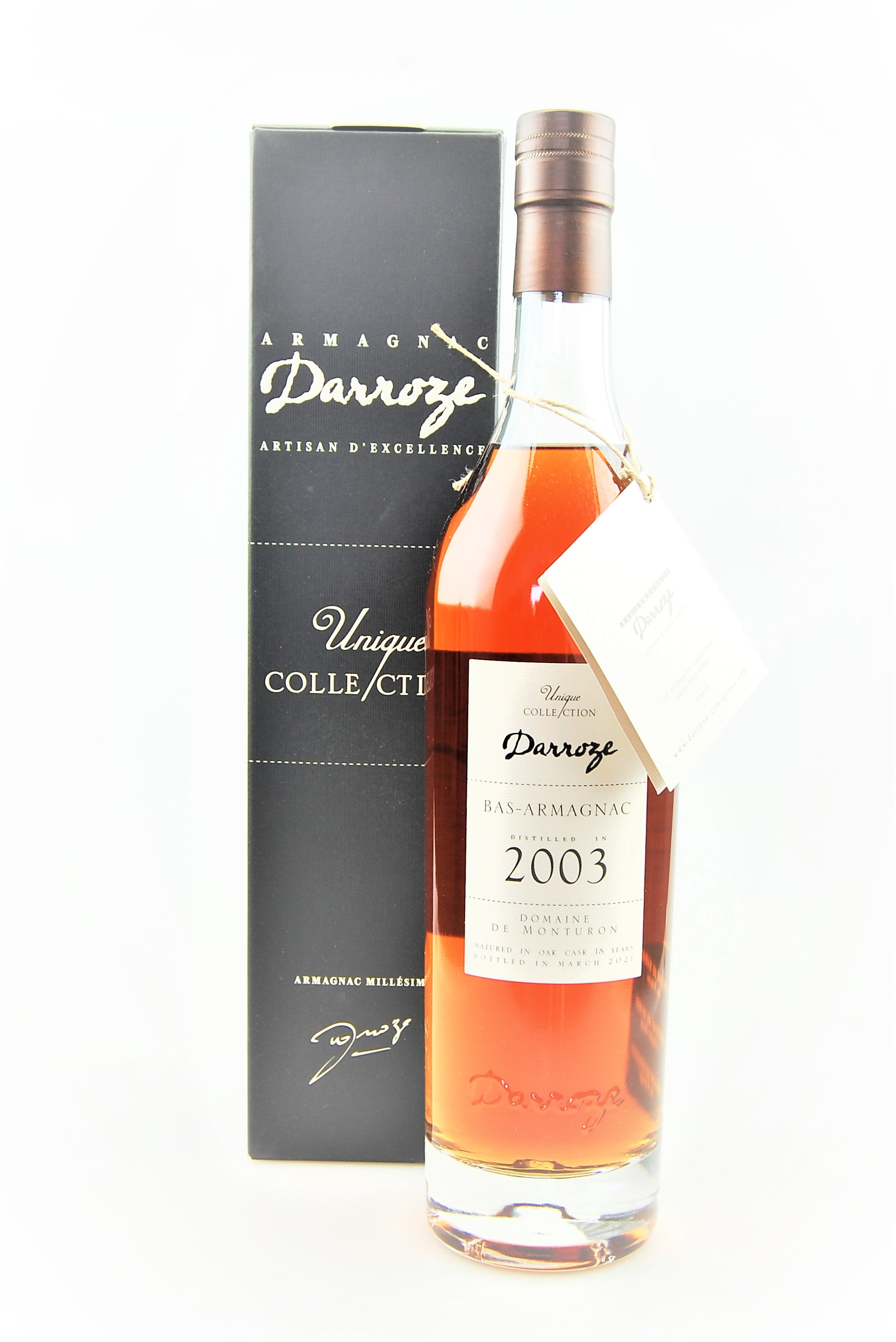 Armagnac 2003 Bas-Armagnac Darroze Domaine de Monturon