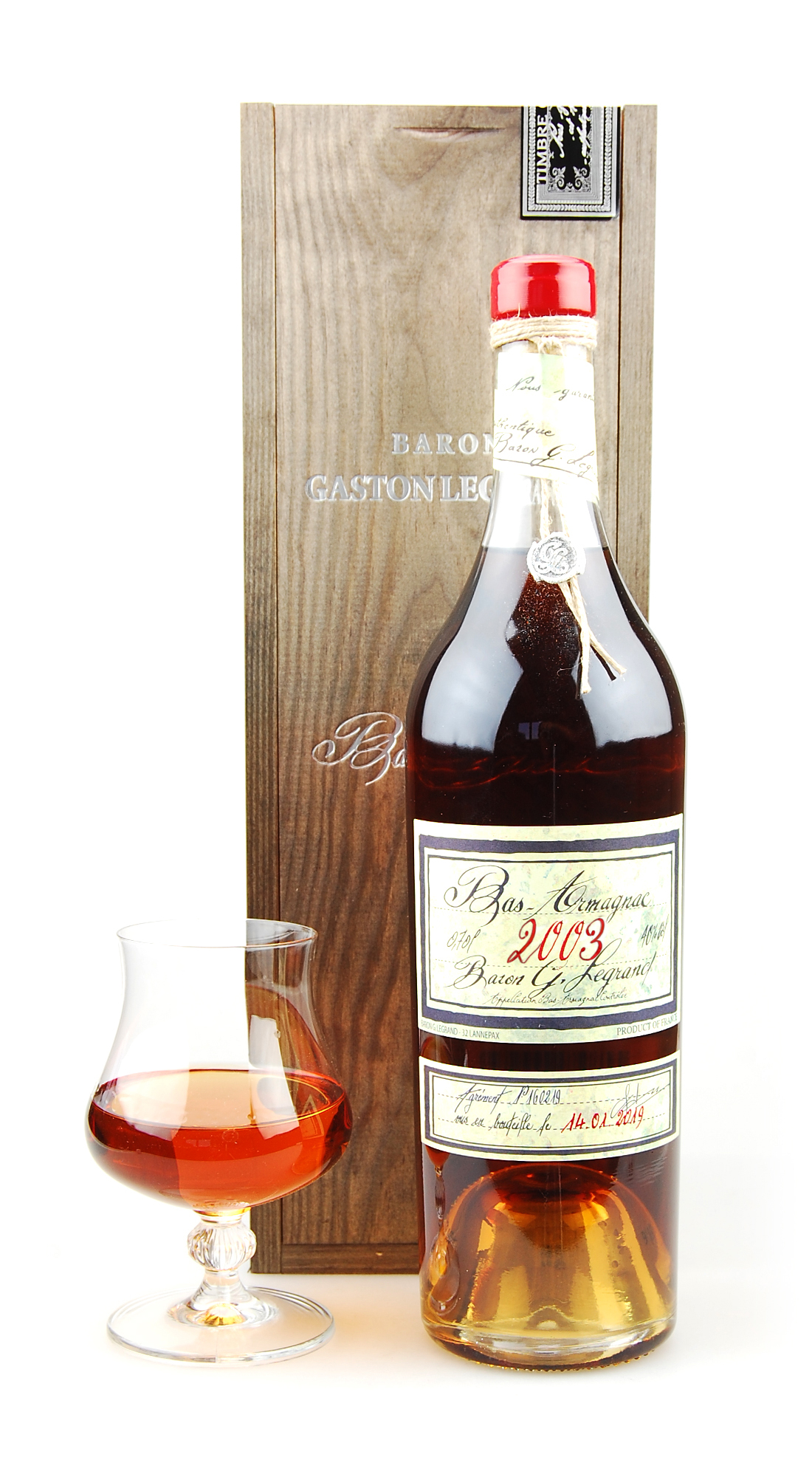 Armagnac 2003 Bas-Armagnac Baron Gaston Legrand