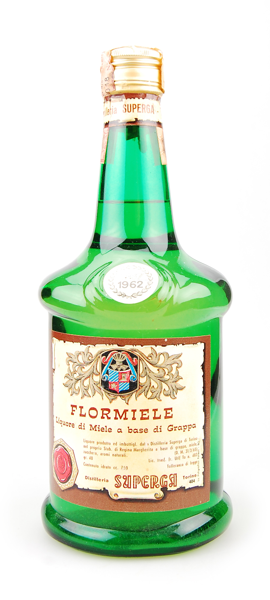Grappa-Honig-Likör 1962 Flormiele Superga
