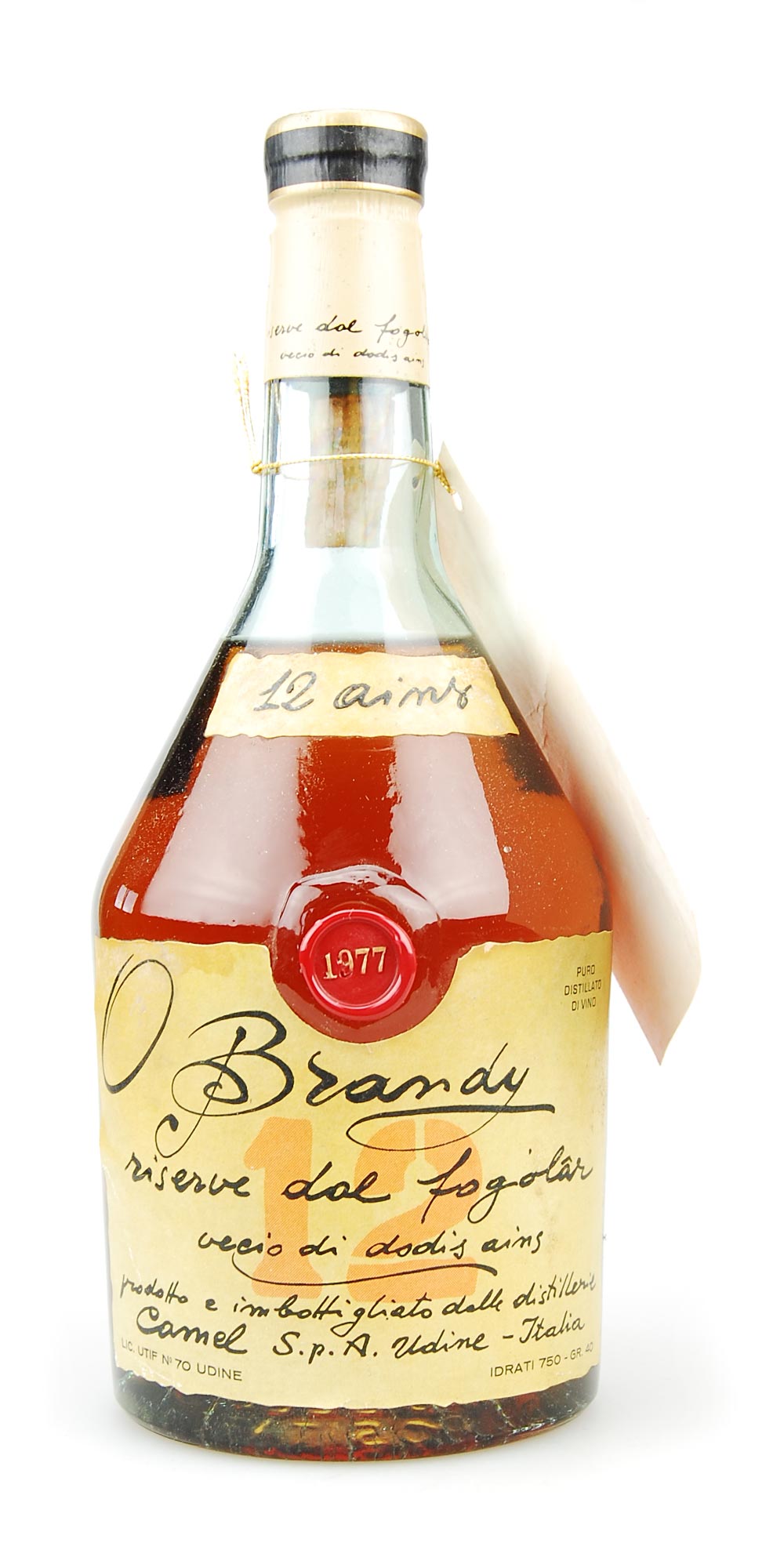 Brandy 1977 Camel Fogolar Riserve 12 ains