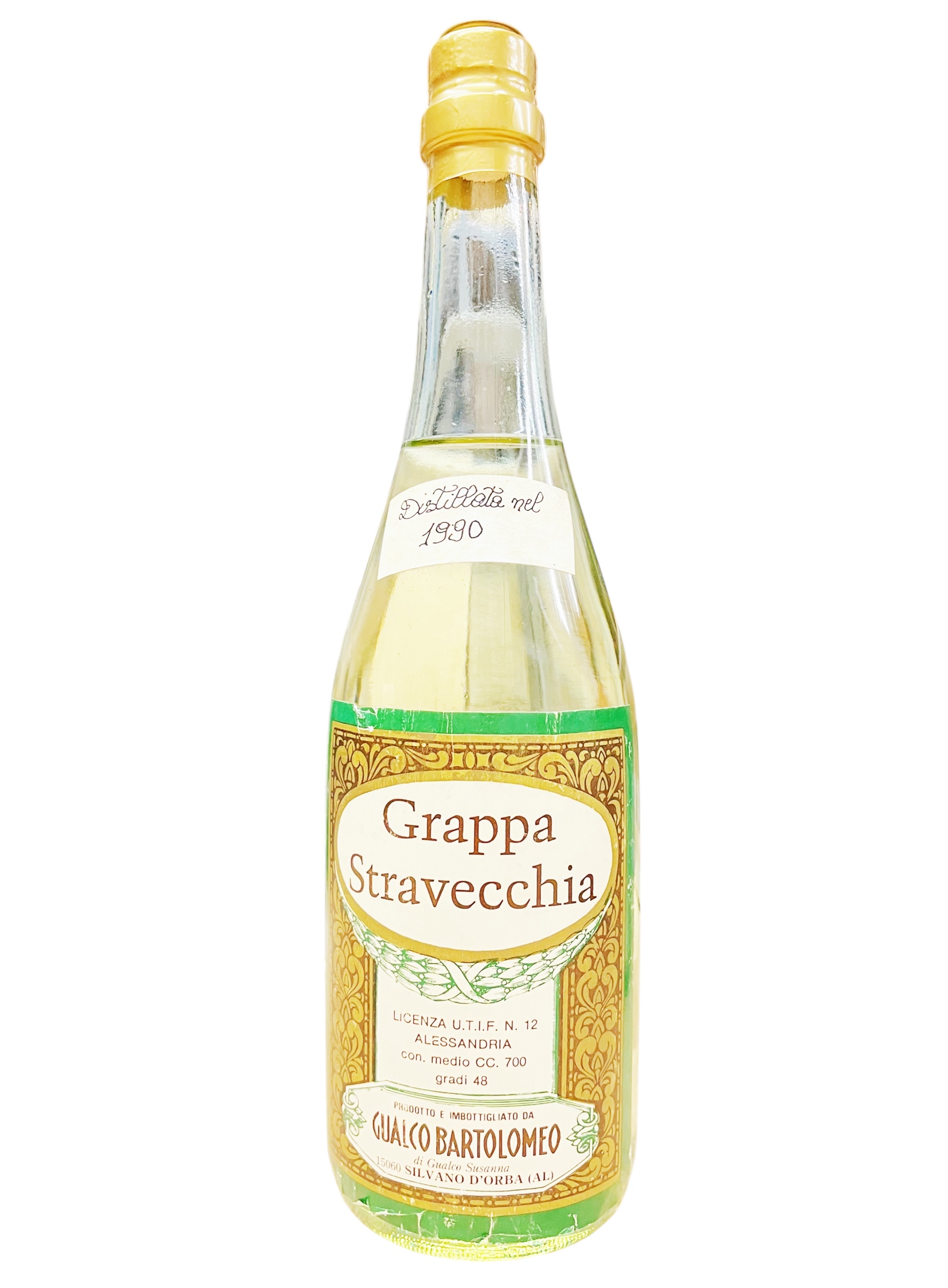 Grappa 1990 Stravecchia Bartolomeo Gualco