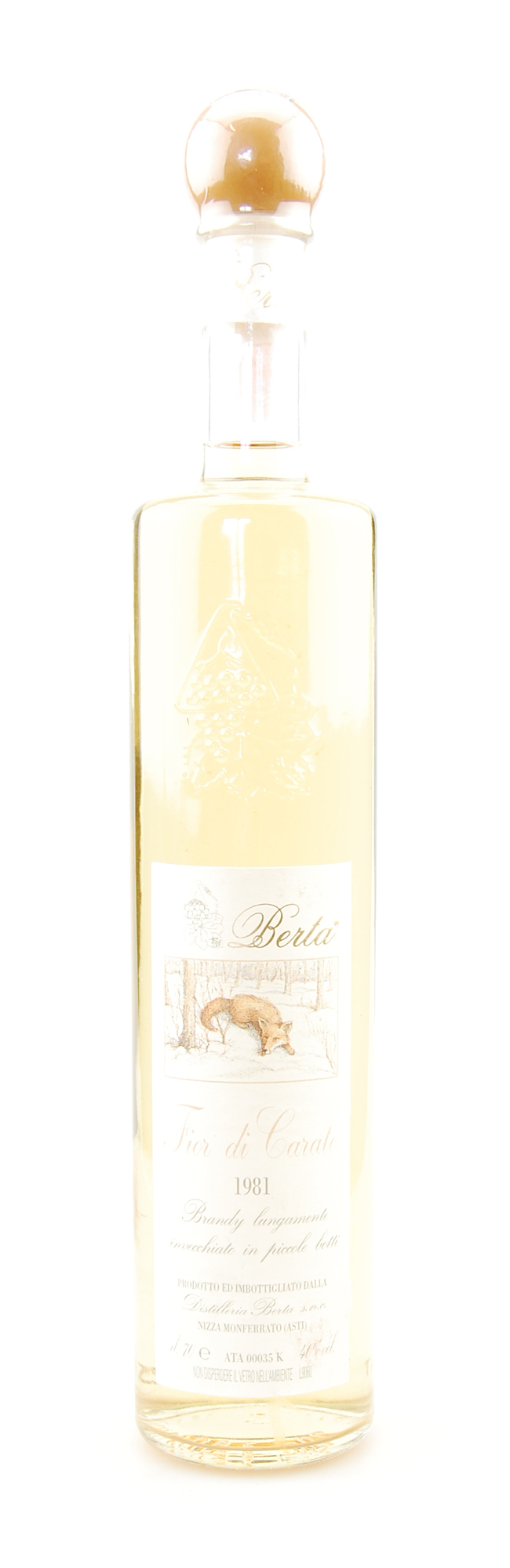Brandy 1981 Fior di Carato Berta