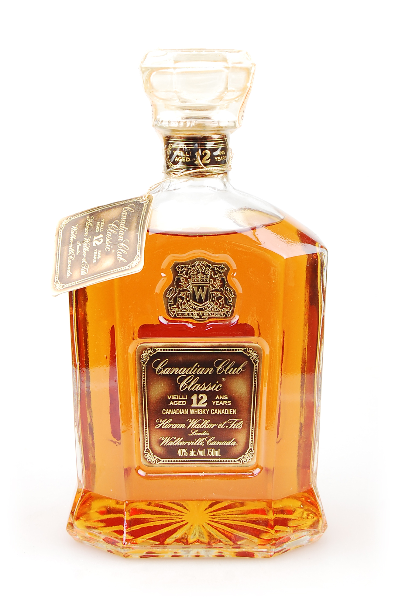 Whisky 1976 Canadian Club Whisky Hiram Walker 12 years