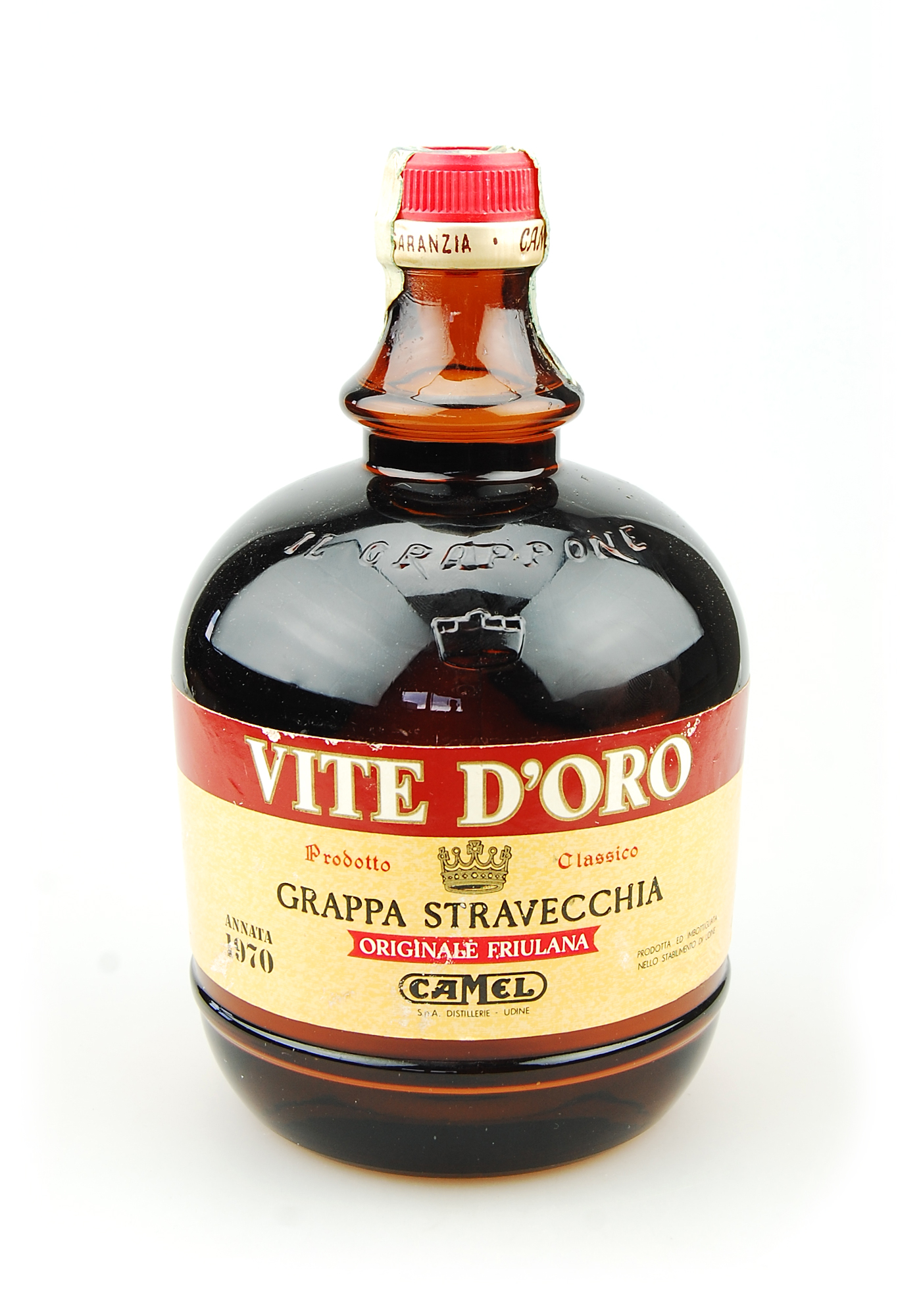 Grappa 1970 Vite d'Ora Camel Stravecchia Magnum