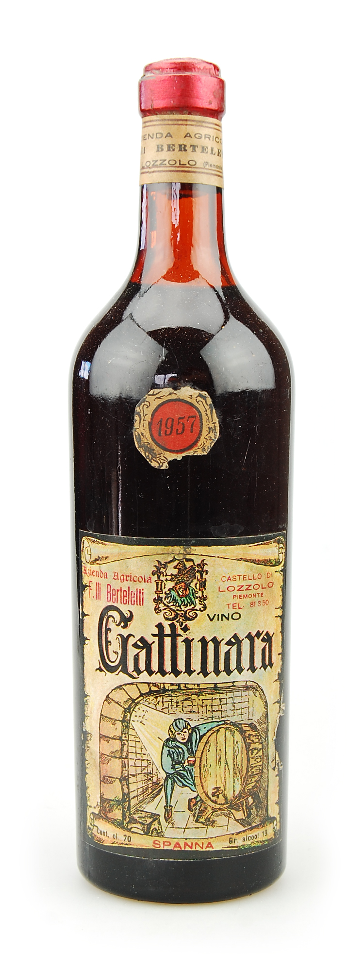 Wein 1957 Gattinara Berteletti Castello di Lozzolo