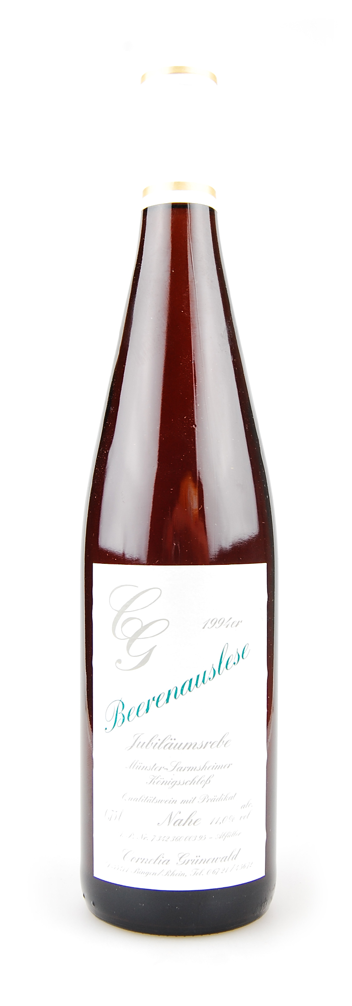 Wein 1994 Münster-Sarmsheimer Beerenauslese Jubiläumsrebe