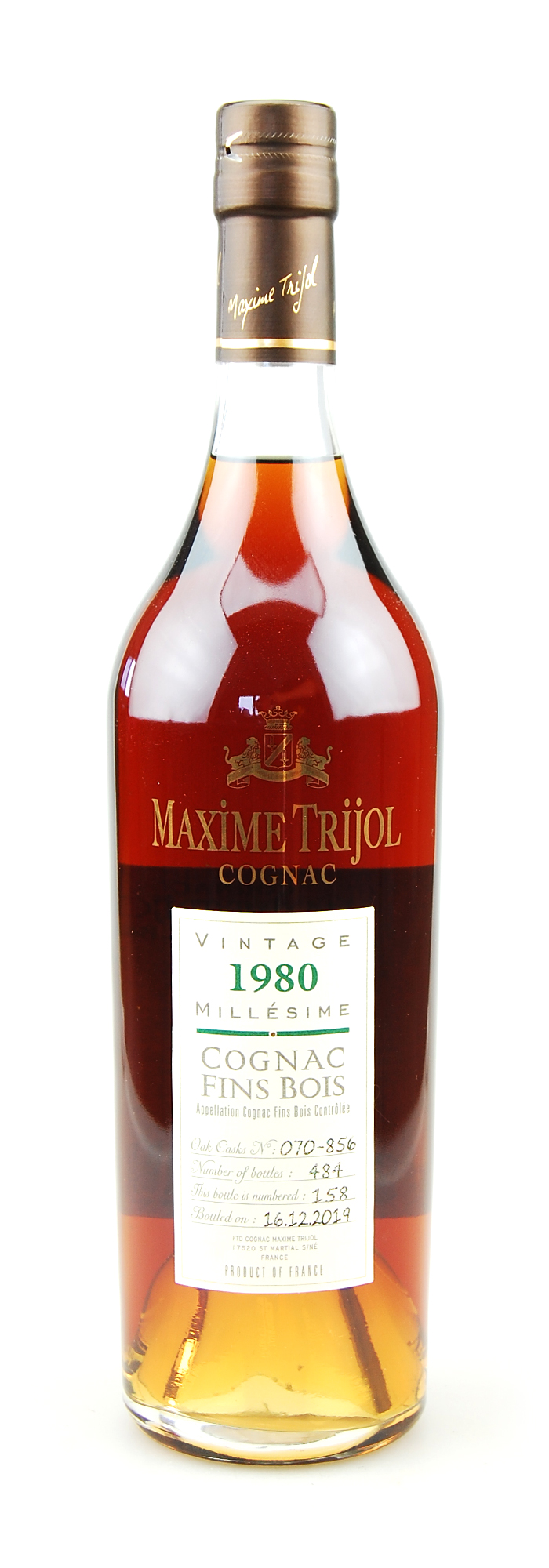 Cognac 1980 Maxime Trijol Fins Bois