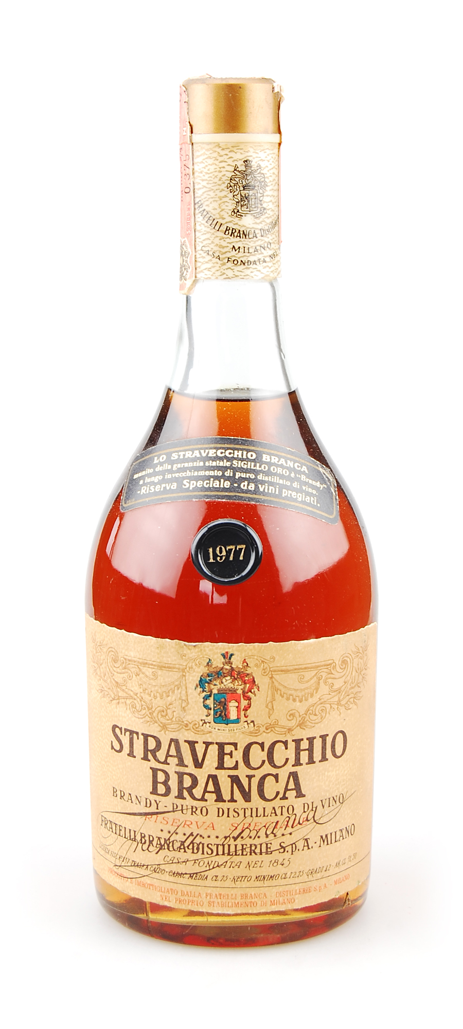 Brandy 1977 Riserva Speciale Stravecchio Branca