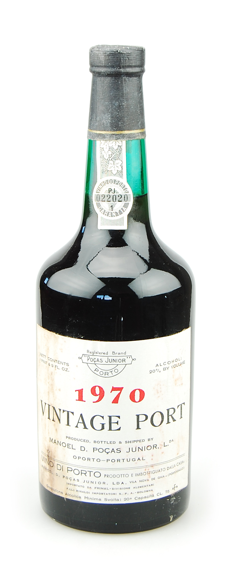 Portwein 1970 Pocas Junior Porto Vintage