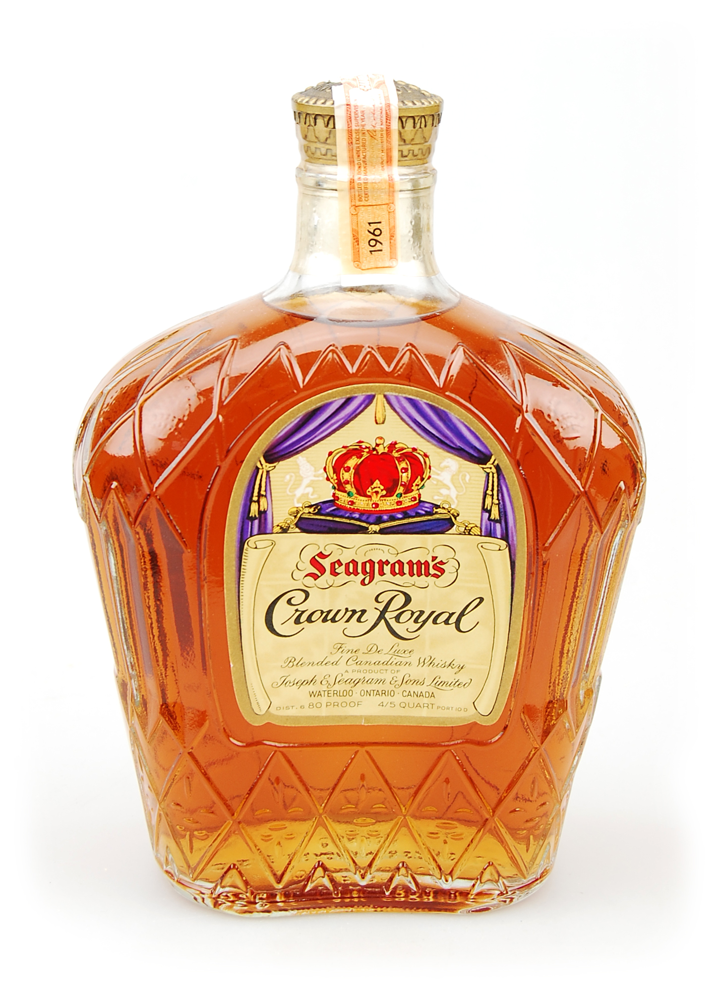 Whisky 1961 Seagram´s Crown Royal Blended Whisky