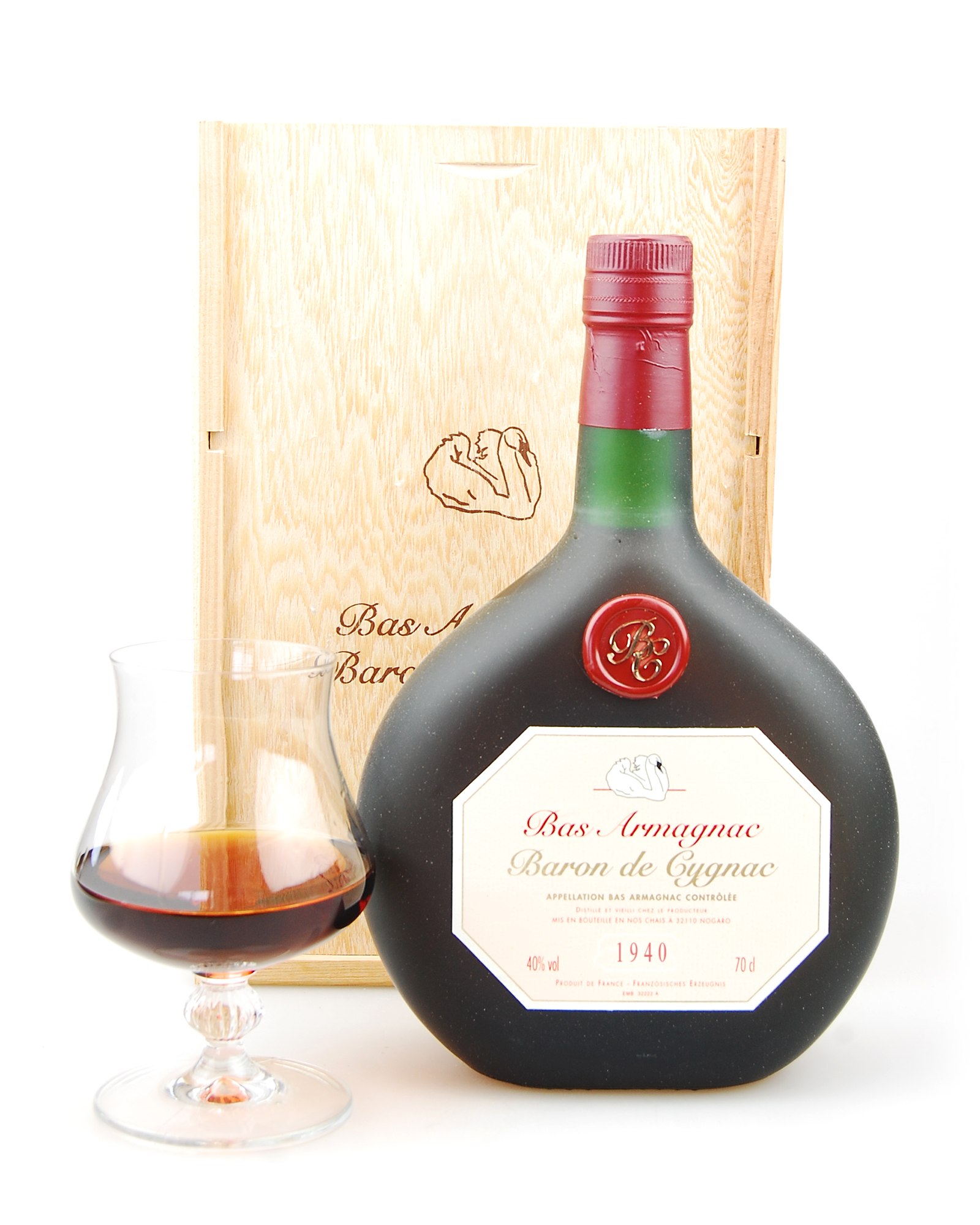 Armagnac 1940 Bas-Armagnac Baron de Cygnac